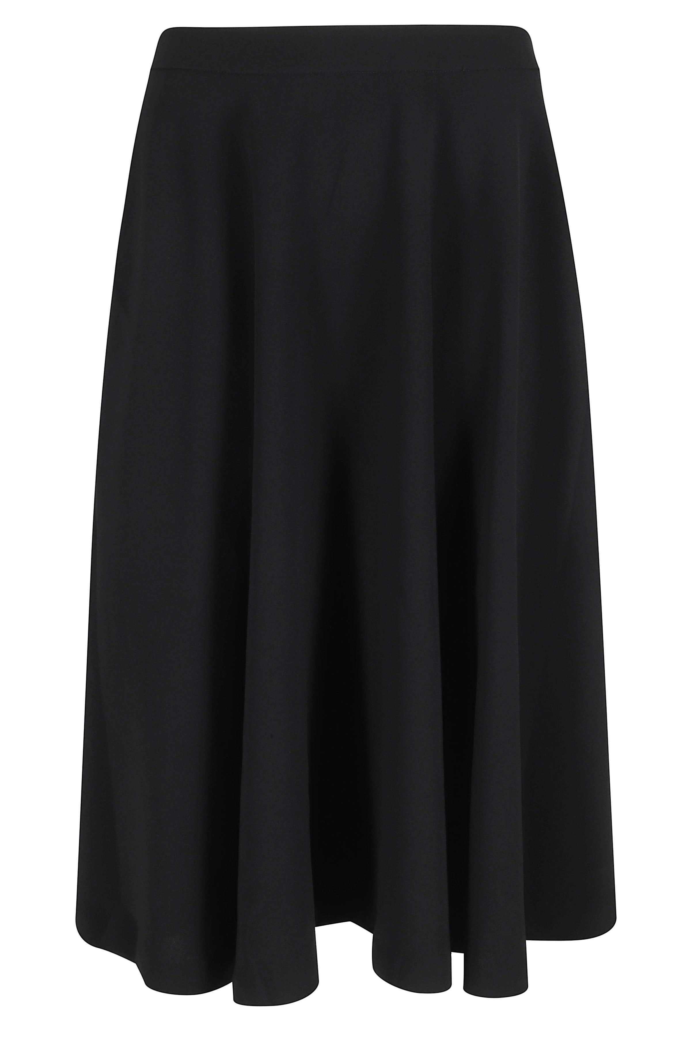 Filippa K Women's Black Flared Skirt Triacetato Gonna