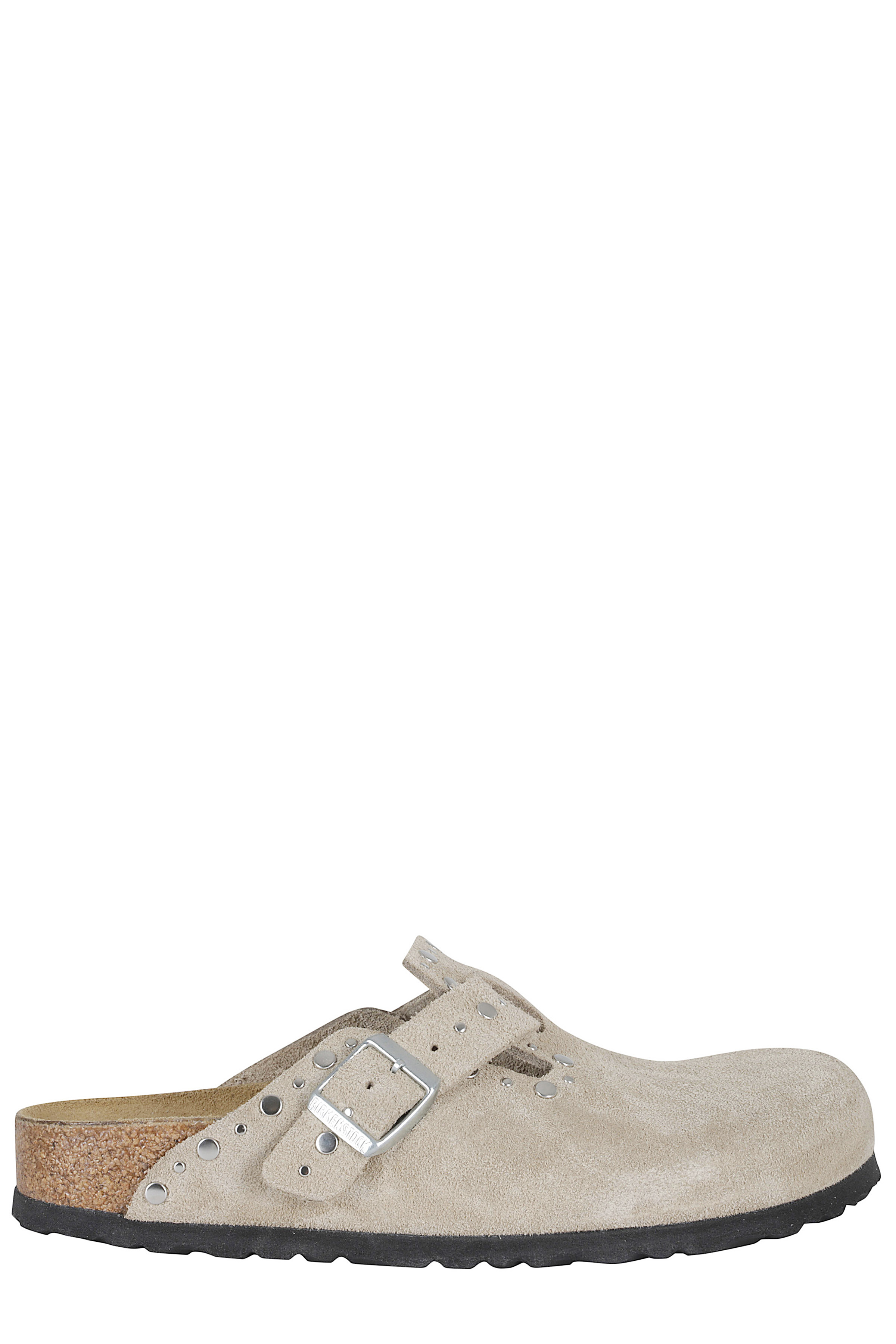 Birkenstock Women's Nude & Neutrals Boston Rivet Suede Sole: Eva Calzature