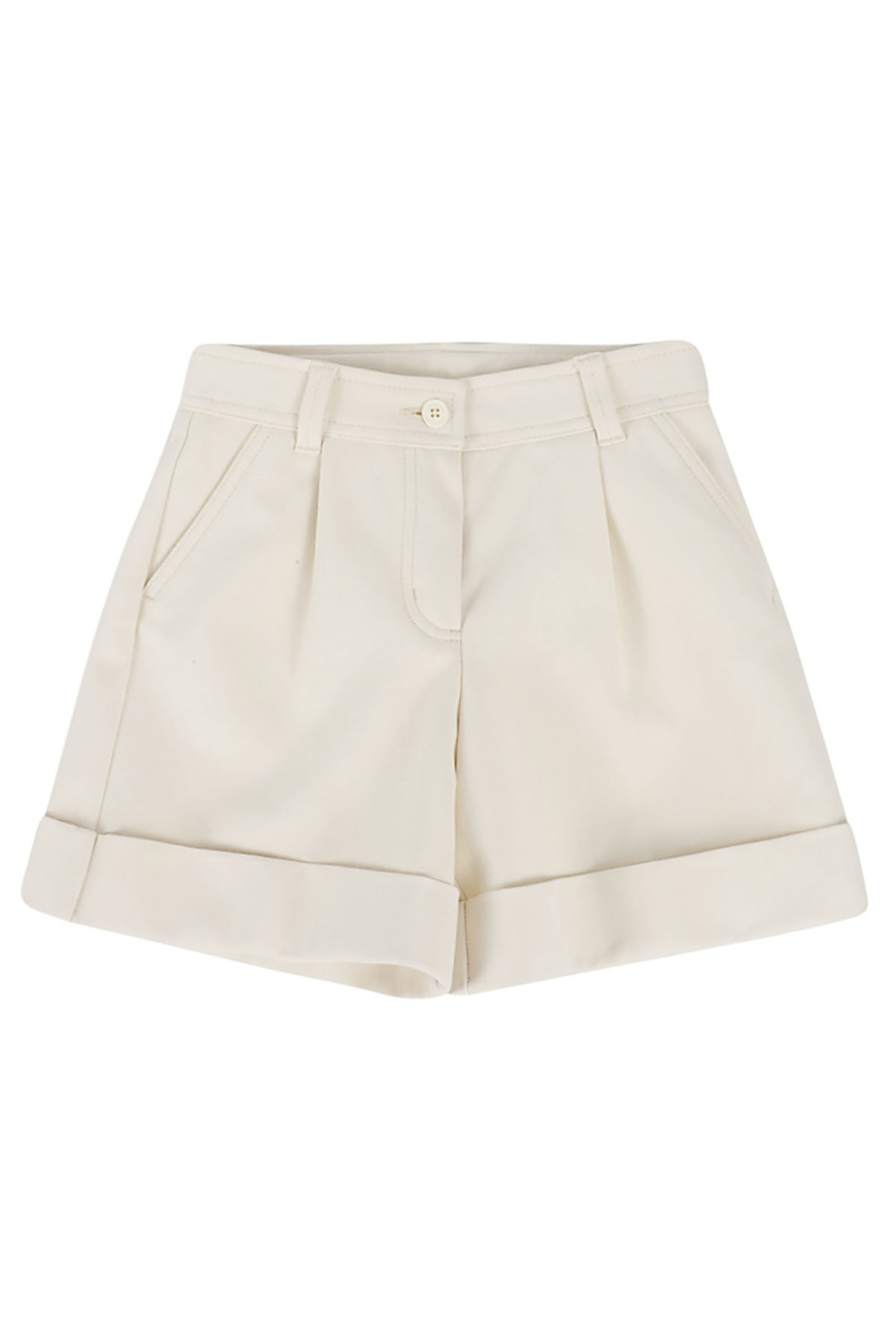 Moncler Kids Nude & Neutrals Shorts Cotton