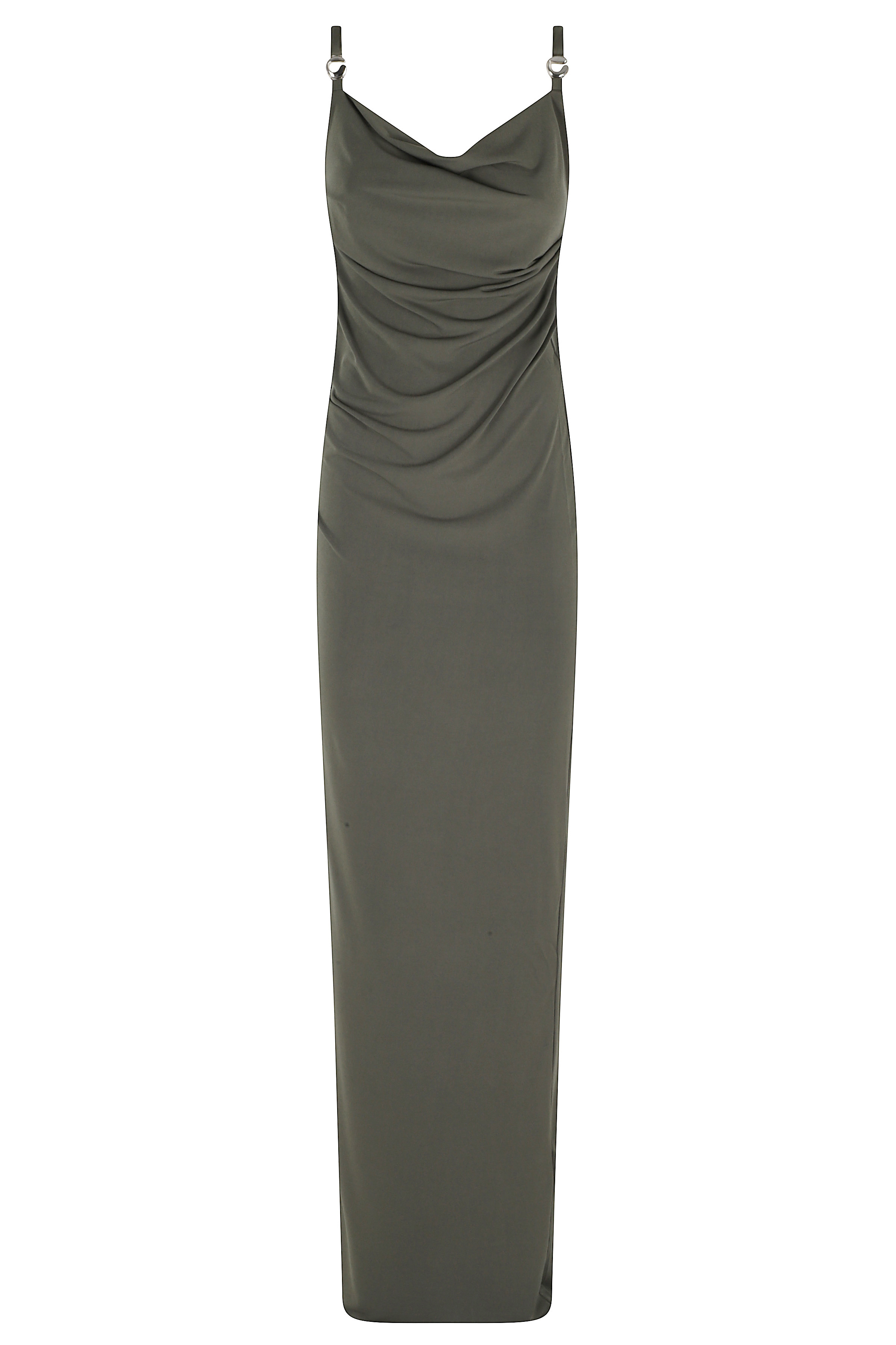 Coperni Women's Green Logo Dress Poliestere Abito