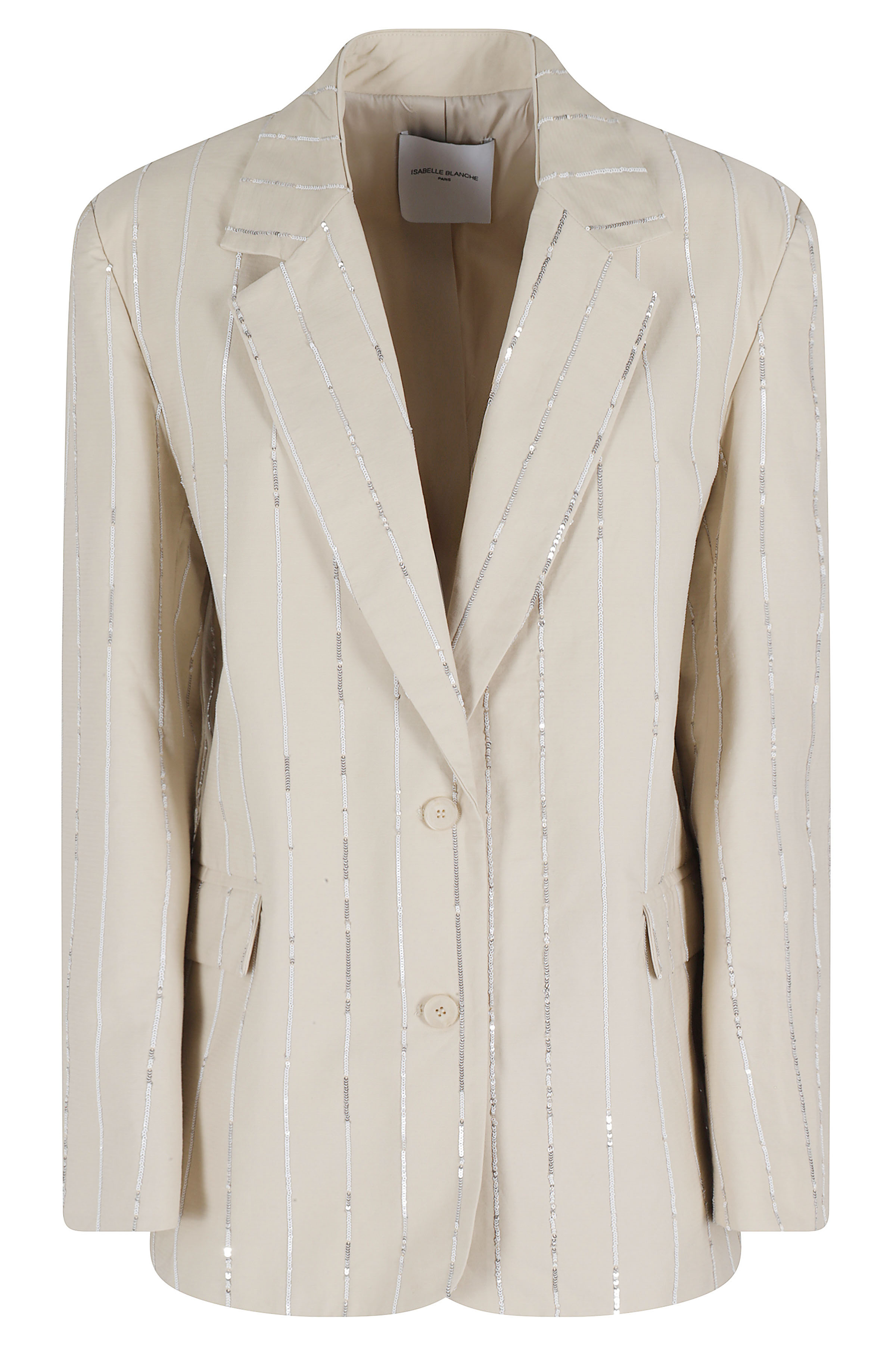 Isabelle Blanche Women's Nude & Neutrals Giacca Cotone