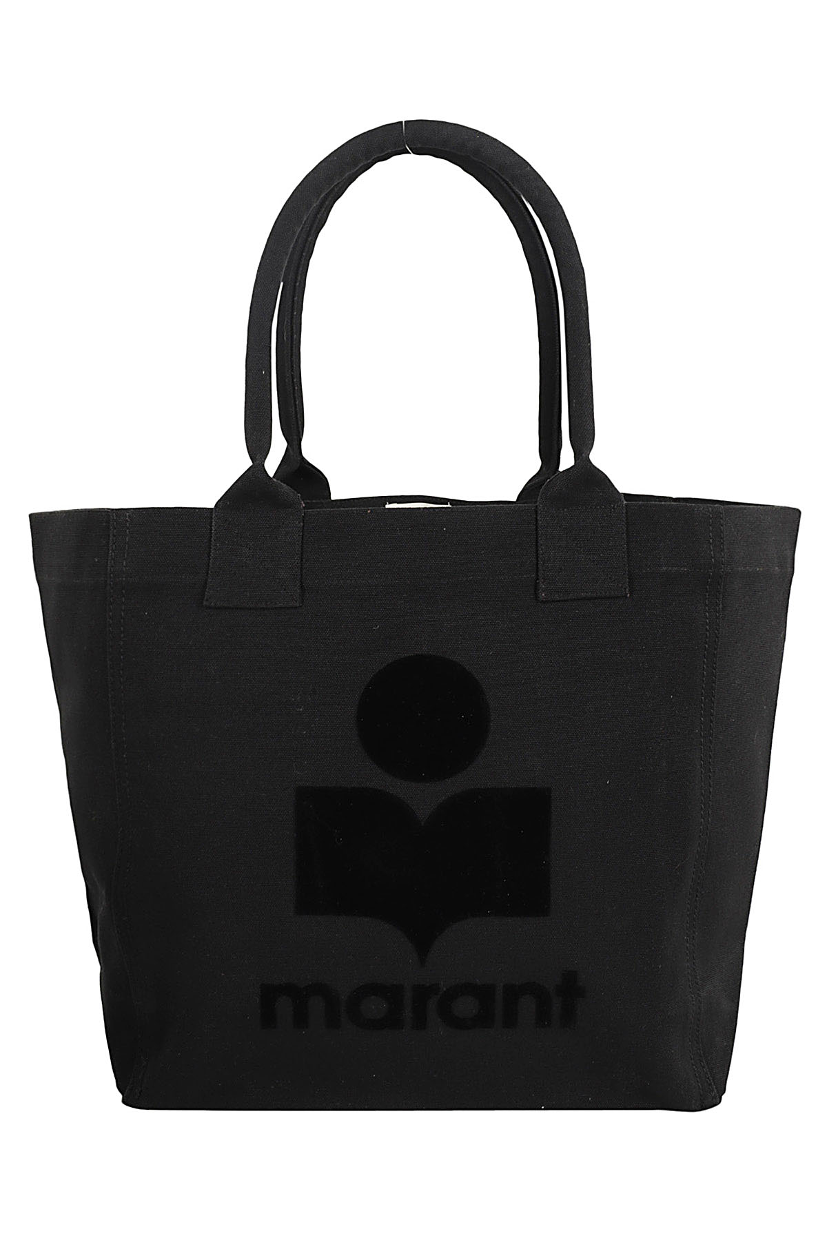 Isabel Marant Women's Black Small Yenky Gz Cotton Borsa