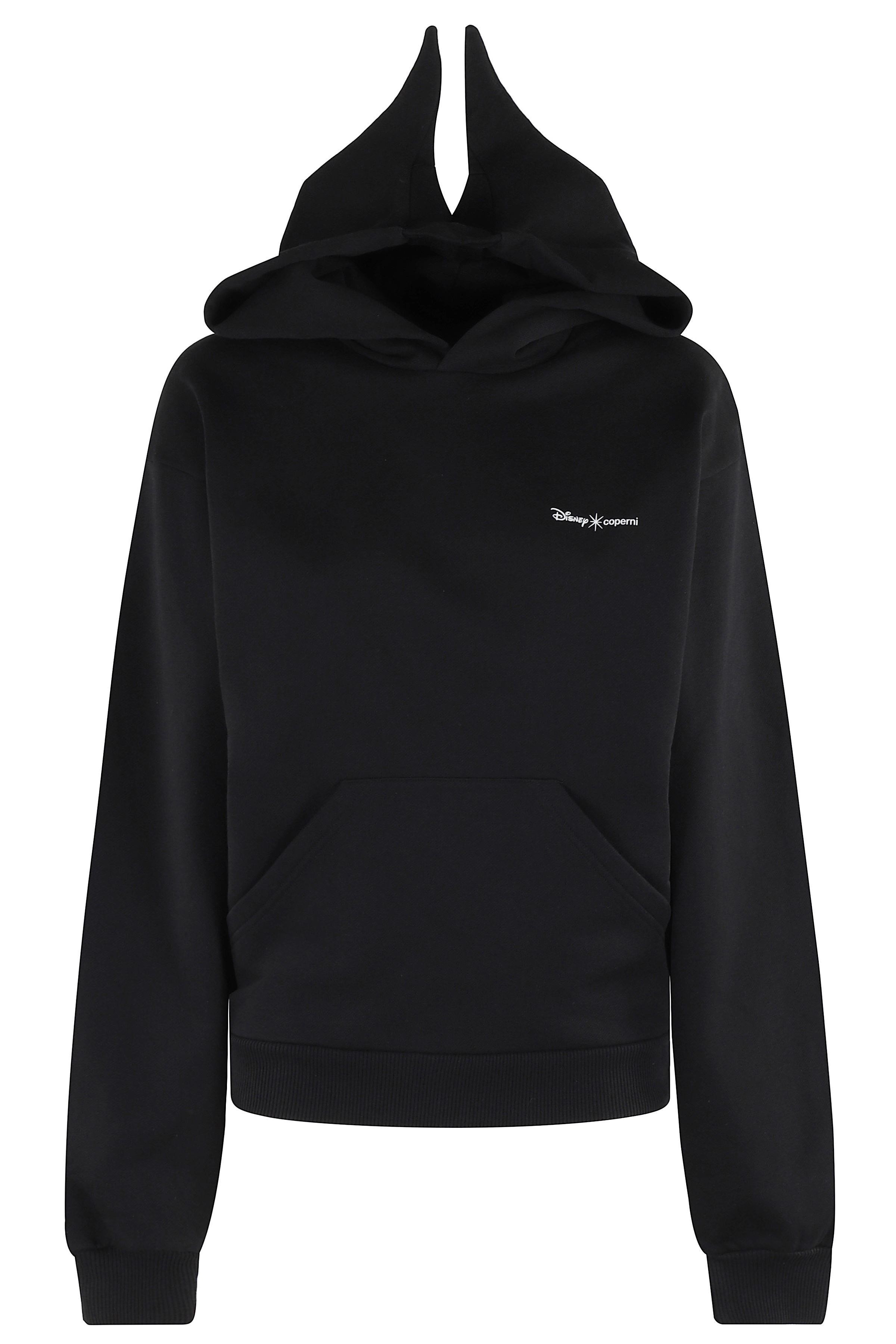 Coperni X Disney Women's Black Disney X Coperni Maleficent Hoodie Cotton Organic Felpa