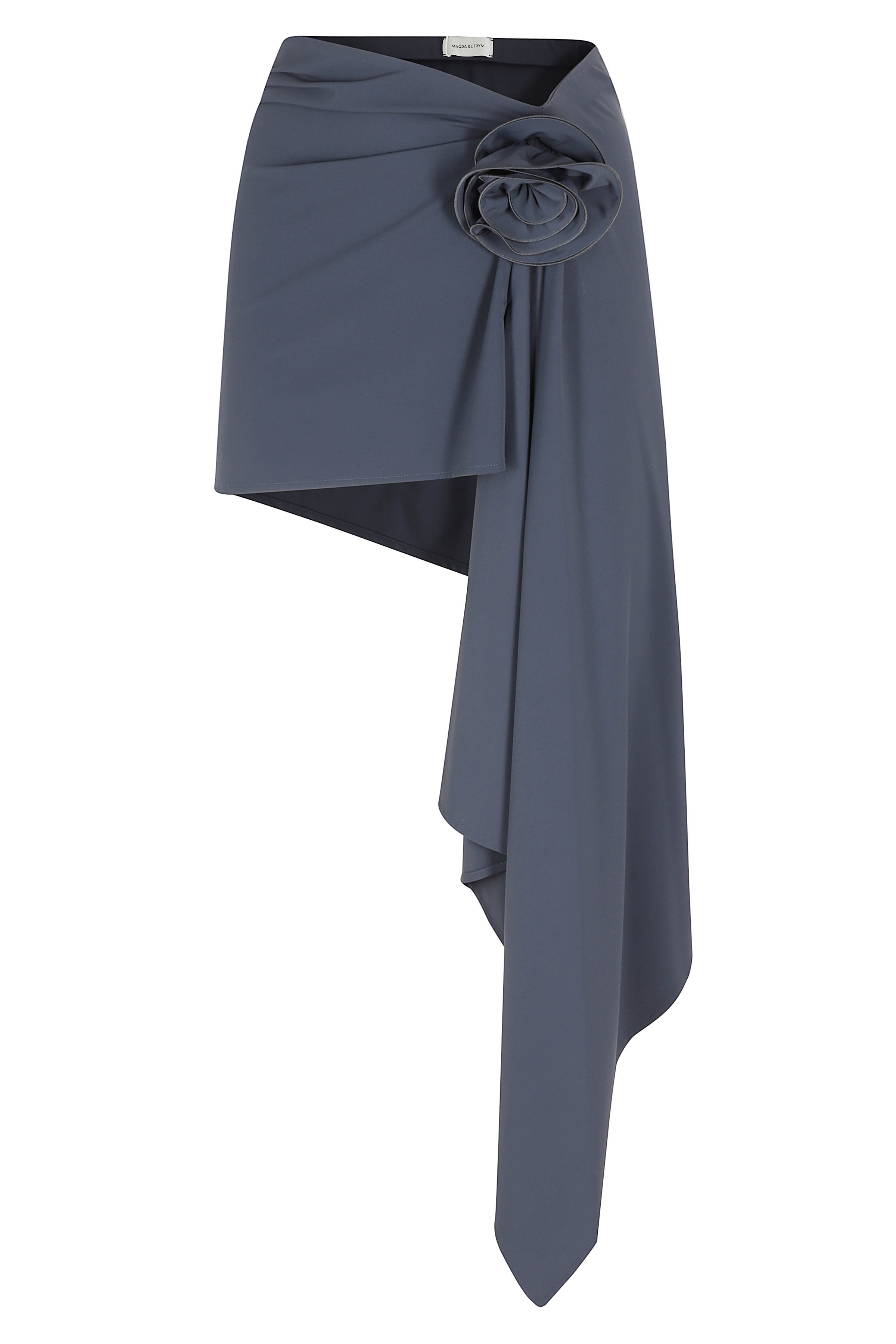 Magda Butrym Women's Grey Swim Skirt Polyamide Elastane Gonna
