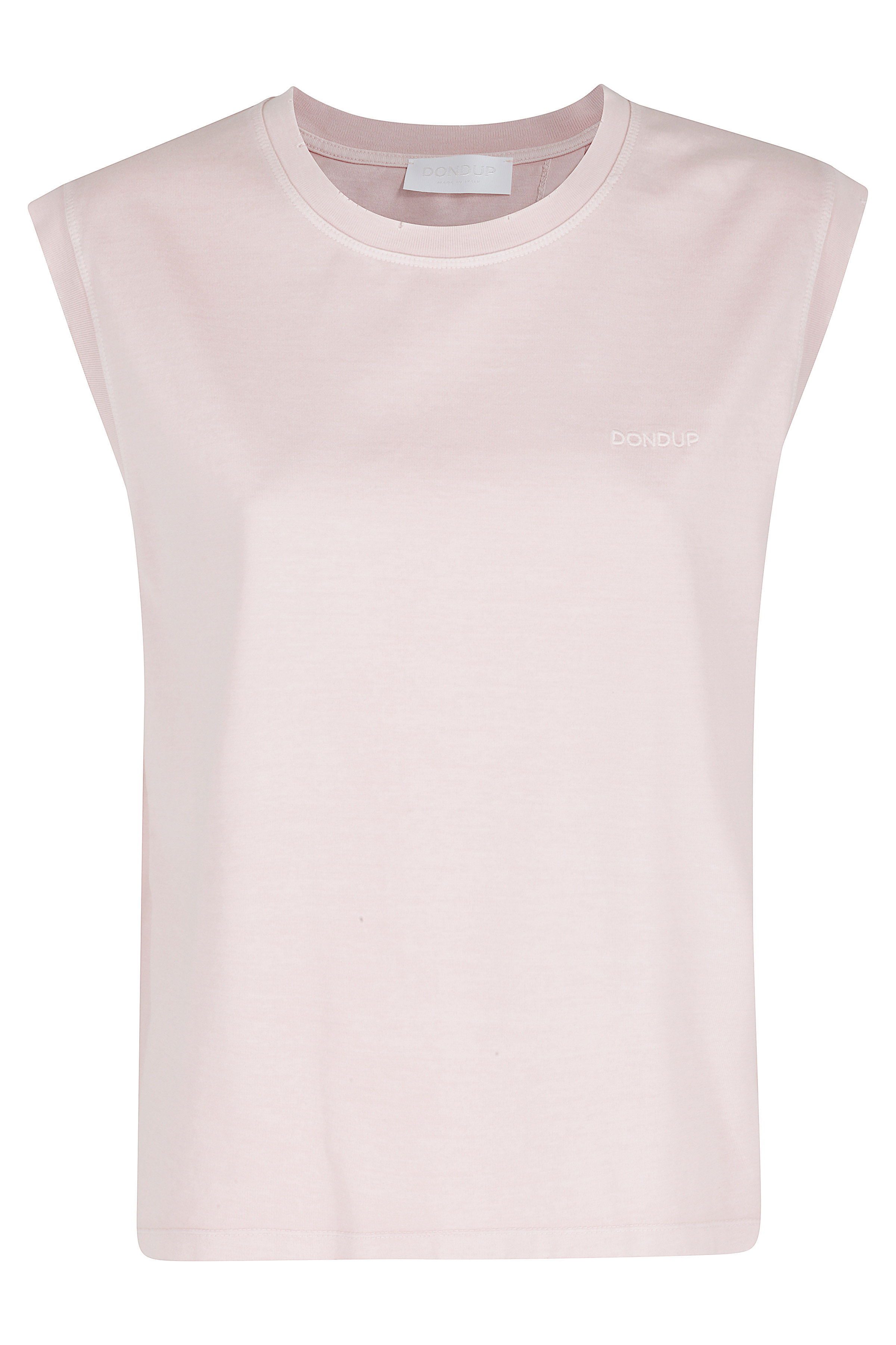 Dondup Women's Pink & Purple Girocollo Regular In Jersone Cotone Top