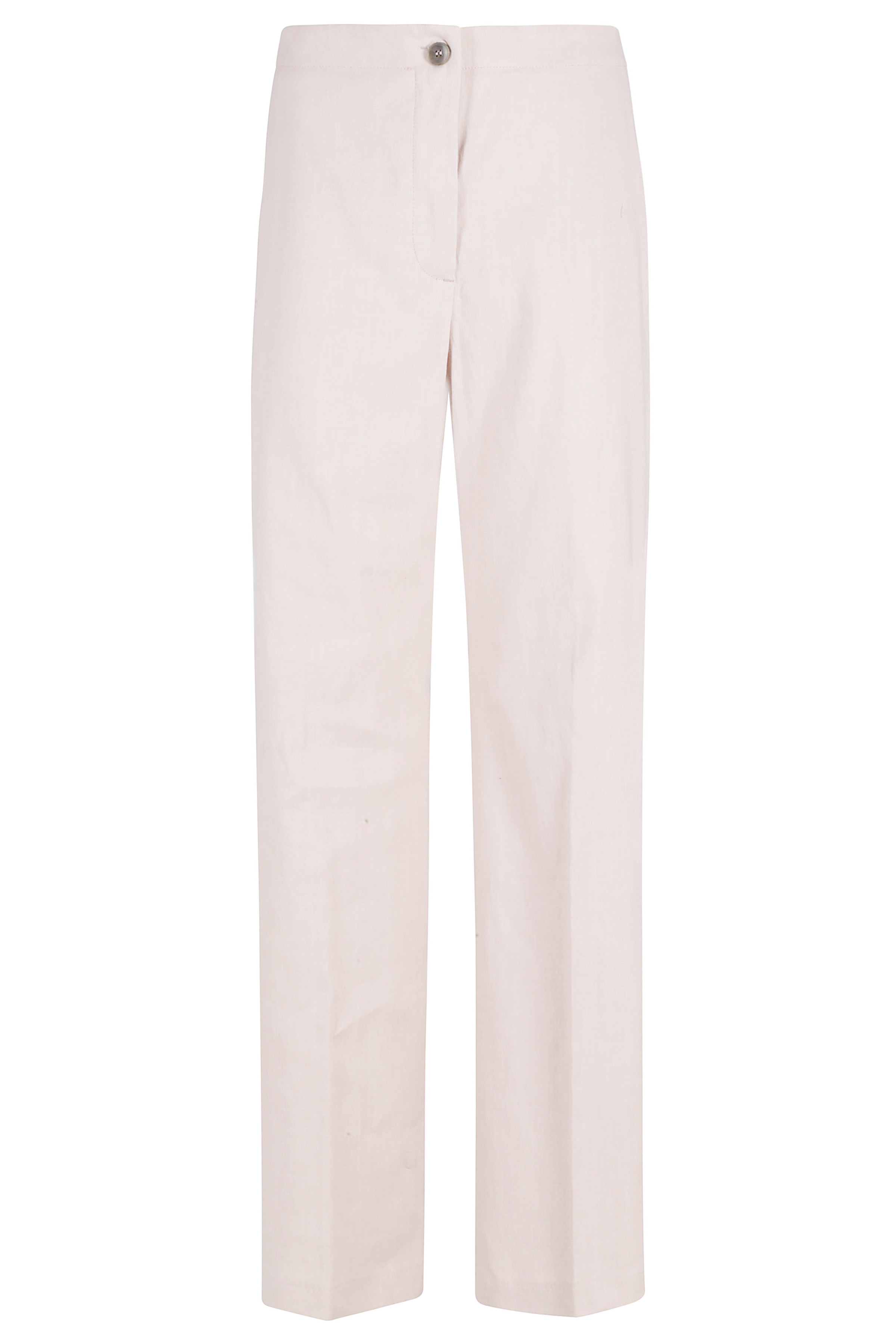 Seventy Women's Pink & Purple Pantalone Lino Cotone Pantaloni