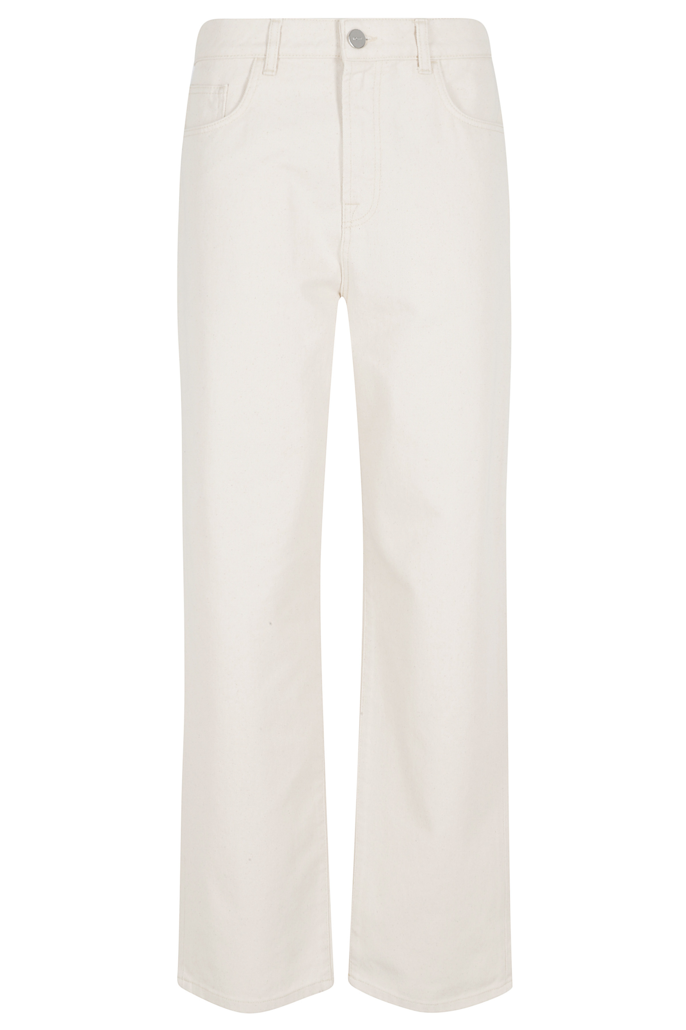 Róhe Women's Nude & Neutrals Signature Baggy Fit Denim Cotton Pantaloni