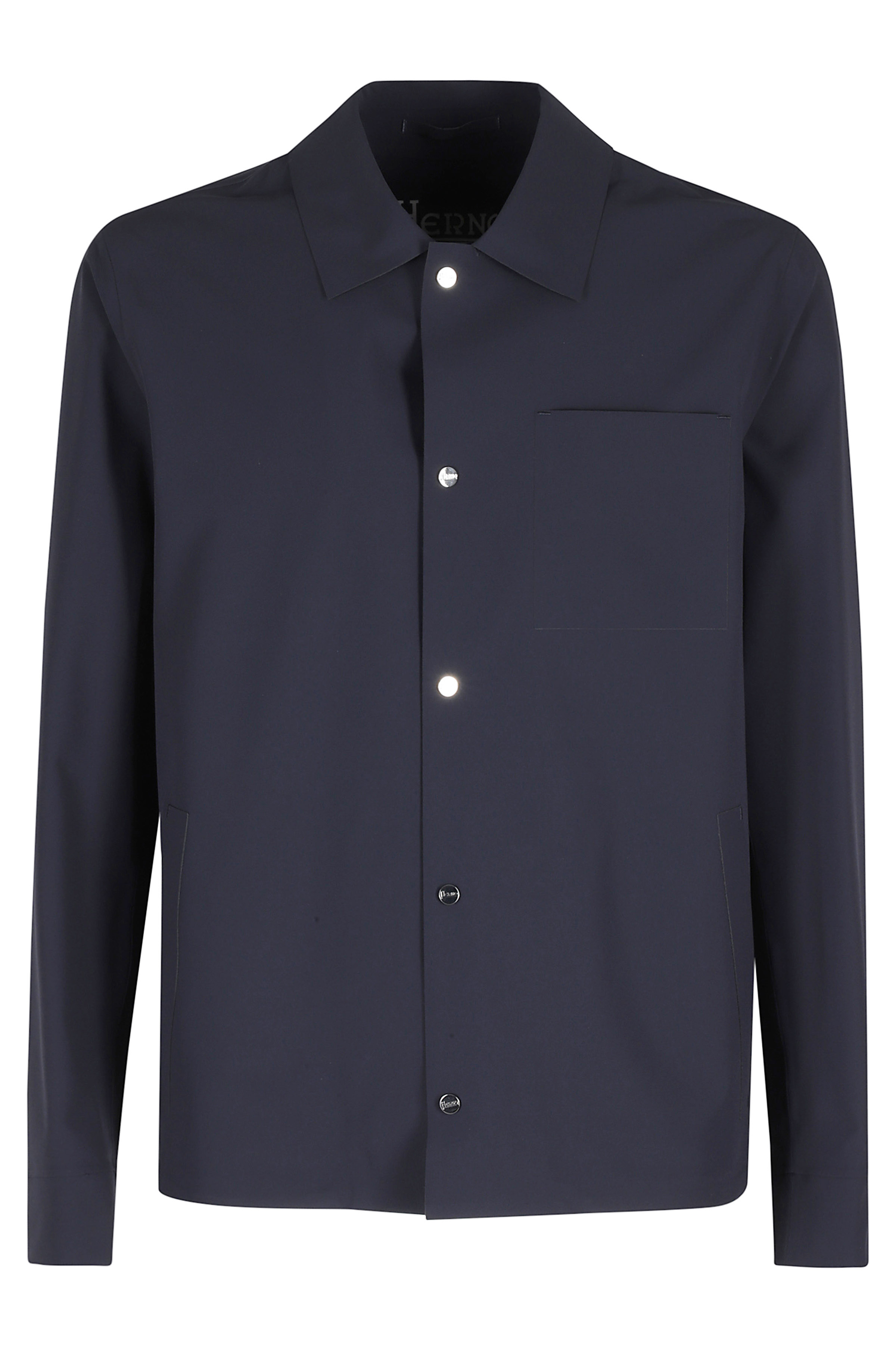 Herno Men's Blue Giubbotto Poliammide