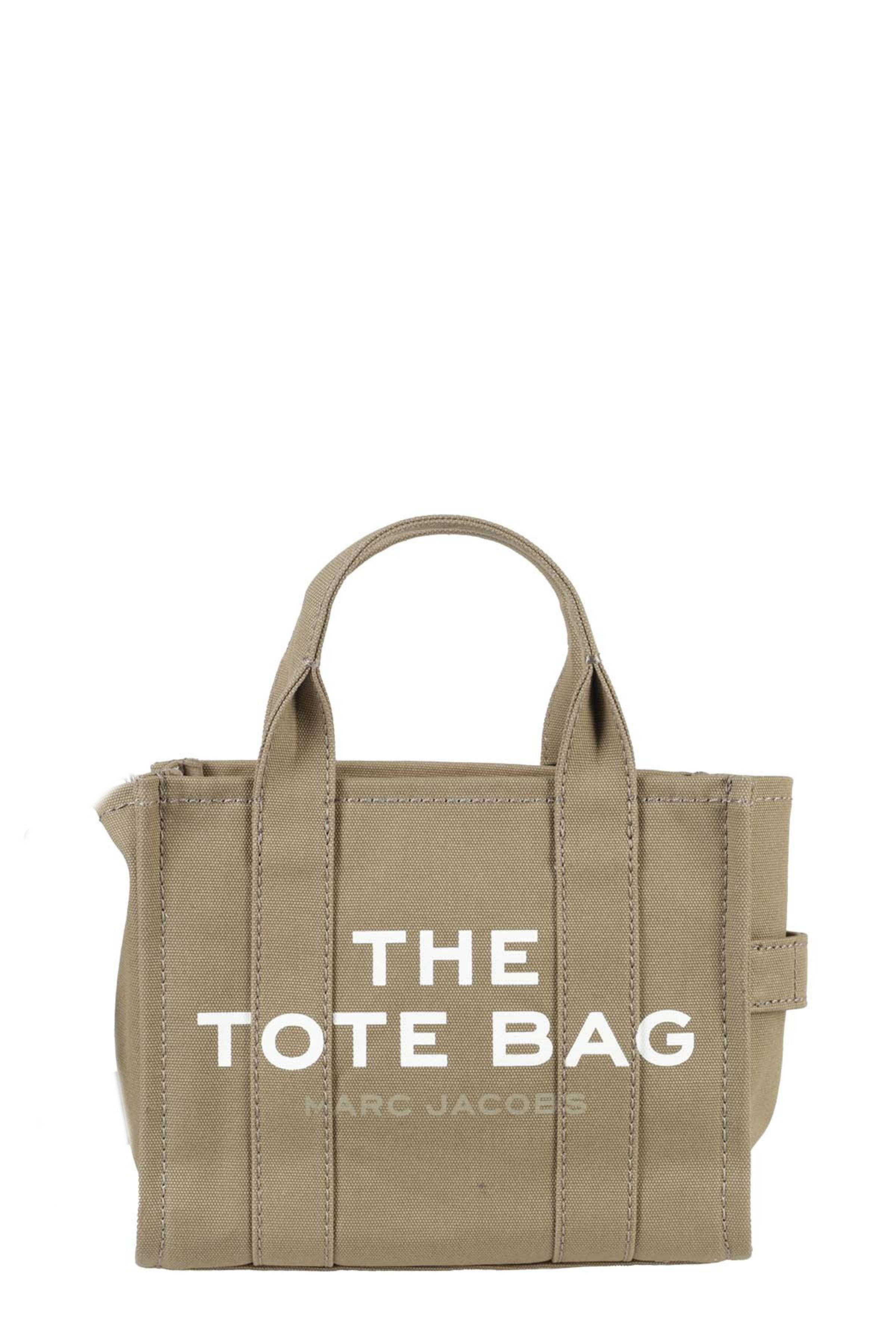 Marc Jacobs Women's Green The Small Tote Cotton Borsa