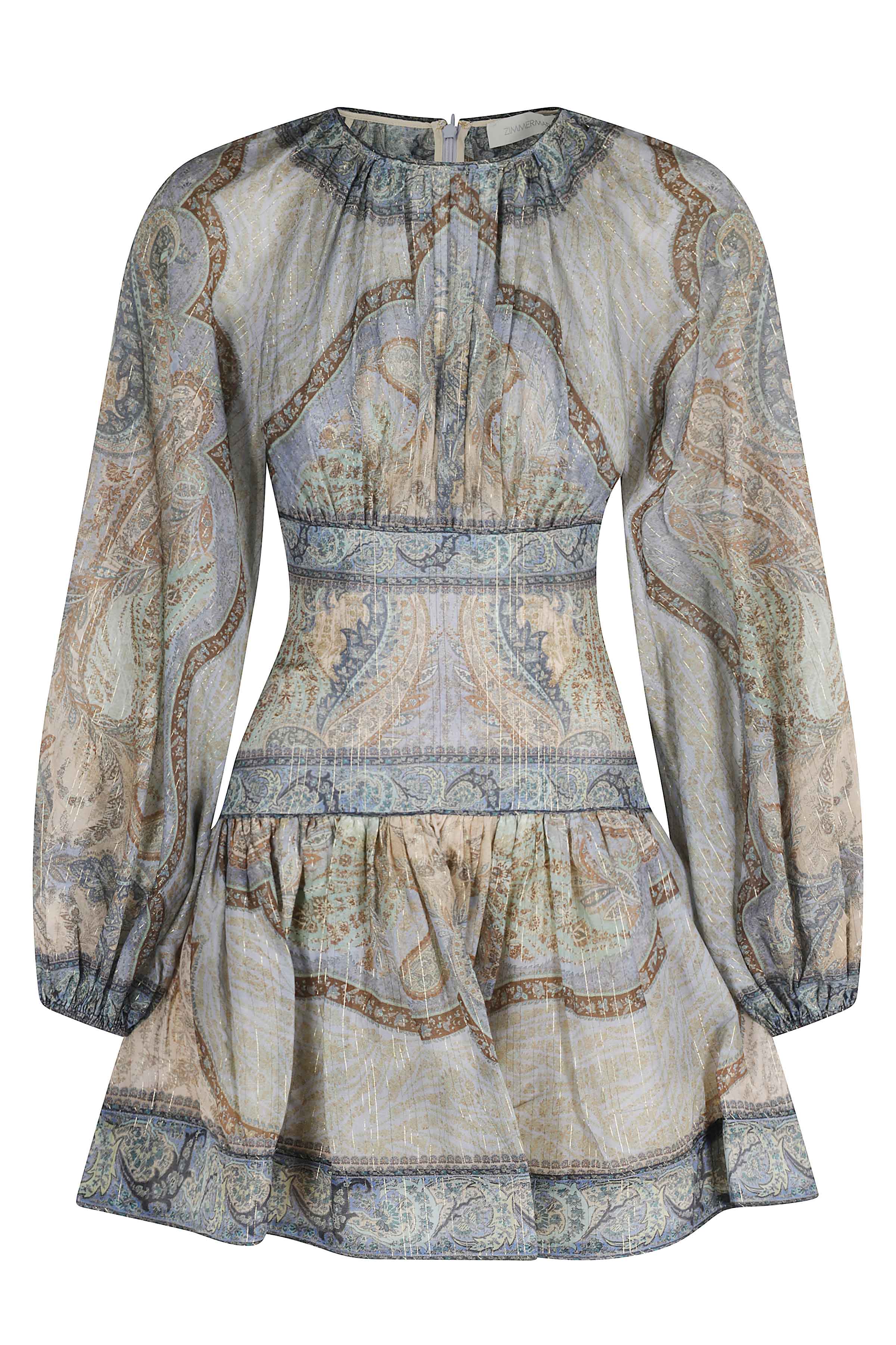 Zimmermann Women's Multicolour Wanderlust Mini Dress Abito