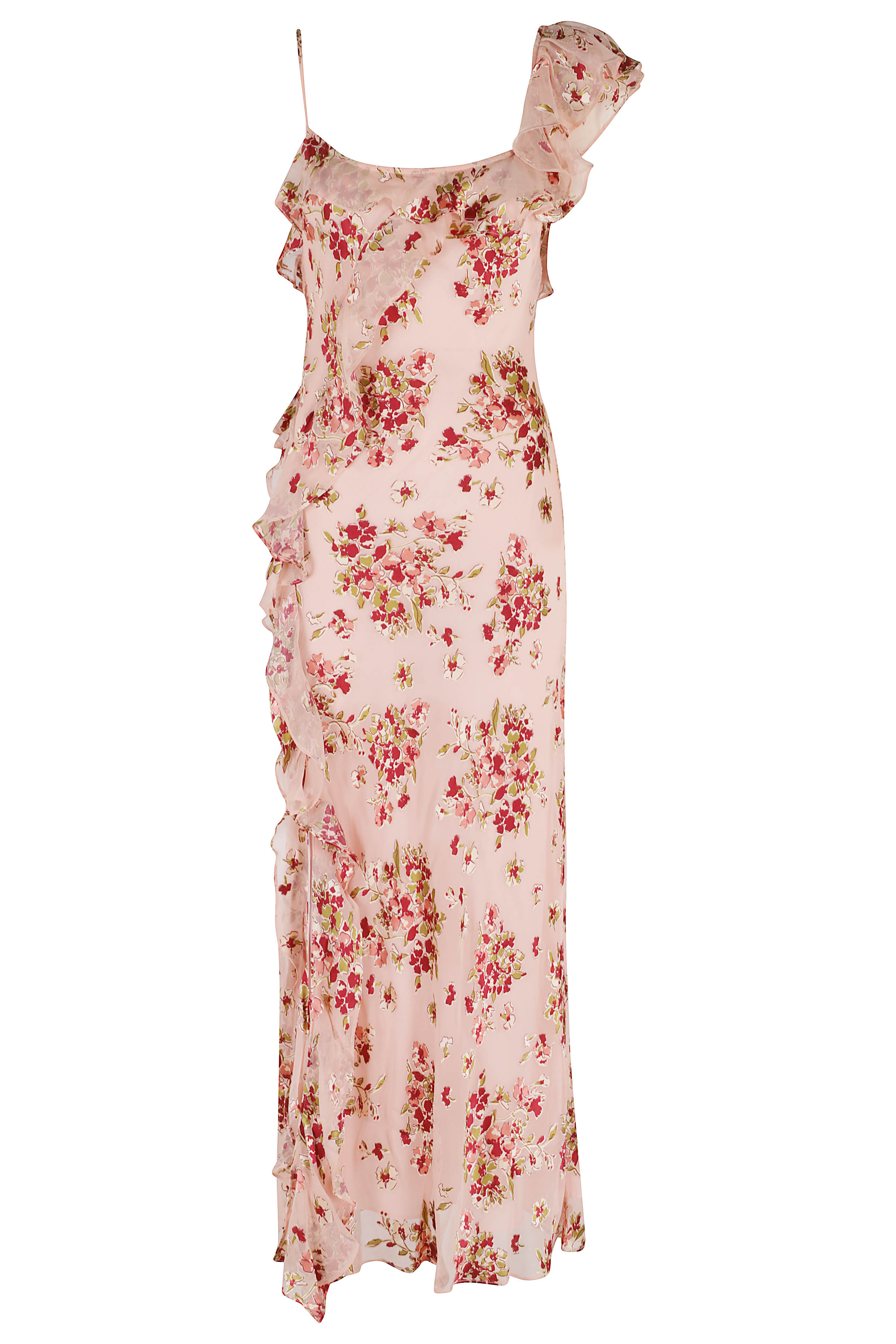Rixo Women's Pink & Purple Ester Dress Viscose Abito