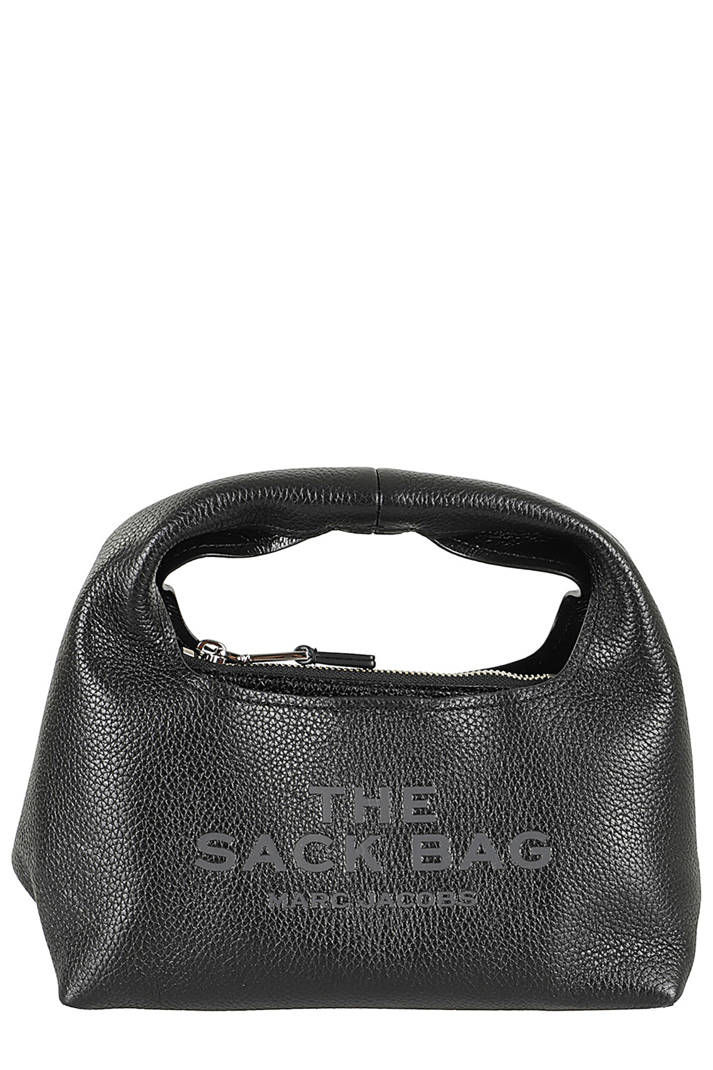 Marc Jacobs Women's Black The Mini Sack Cow Leather Borsa