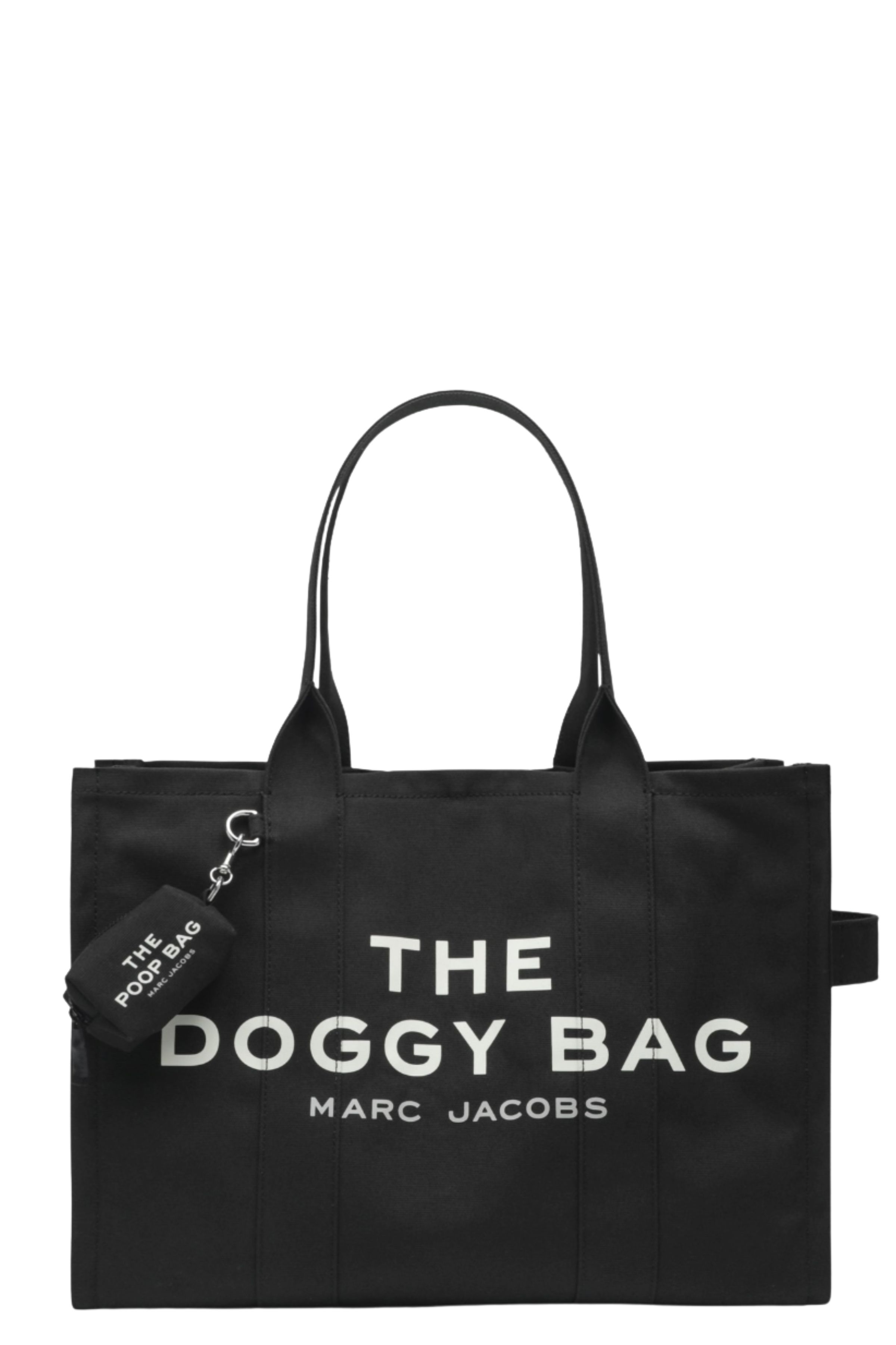 Marc Jacobs Women's Black The Doggy Bag Cotton Borsa