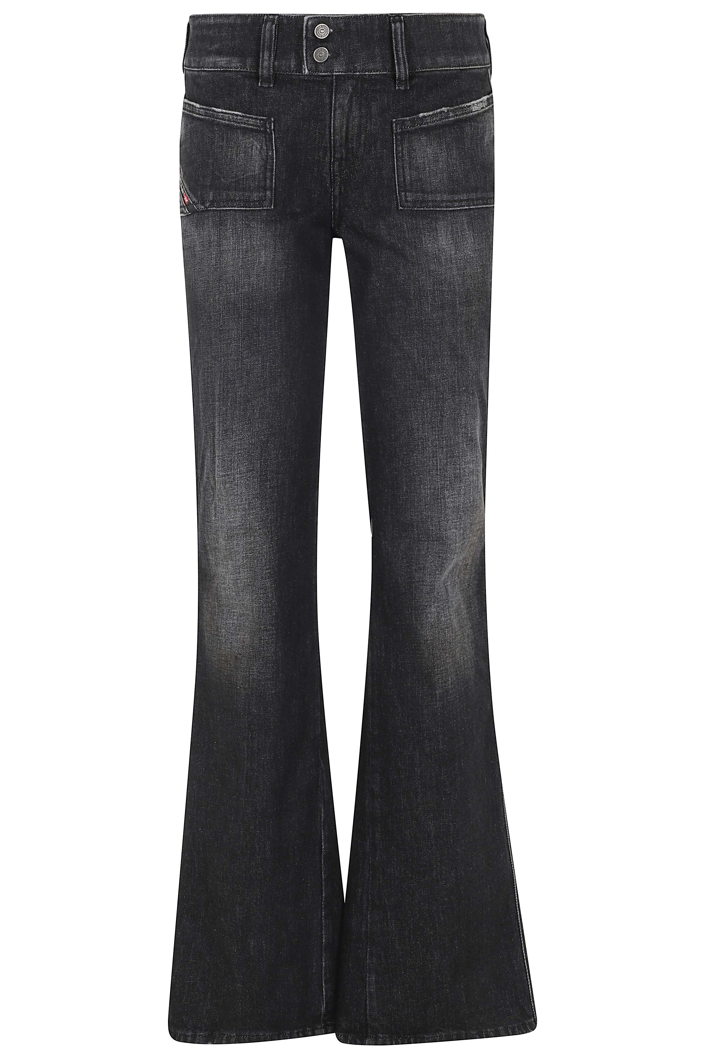 Diesel Women's Black D Hush Cotton Elastane Jean
