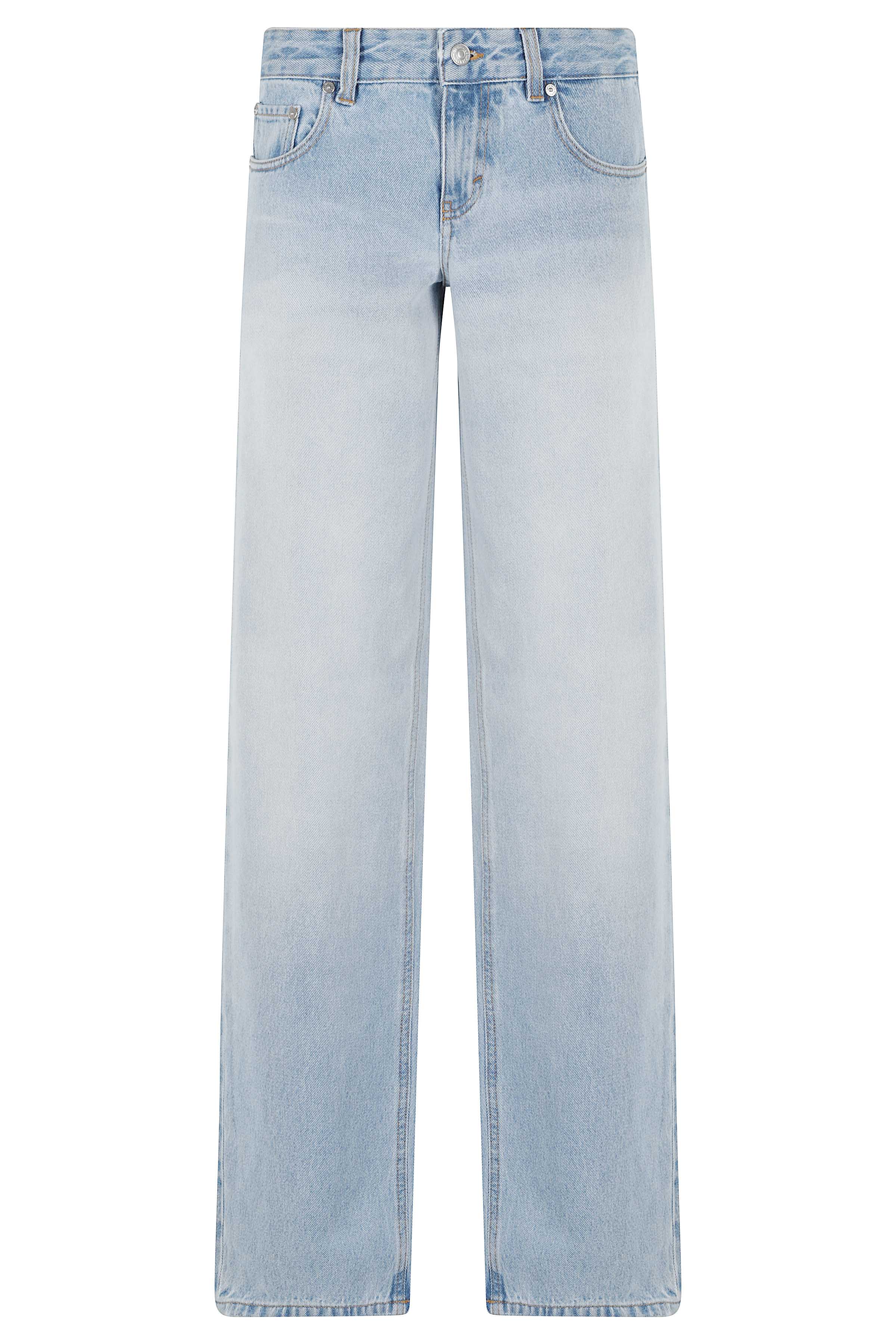 Victoria Beckham Women's Blue Harper Jeans Cotton