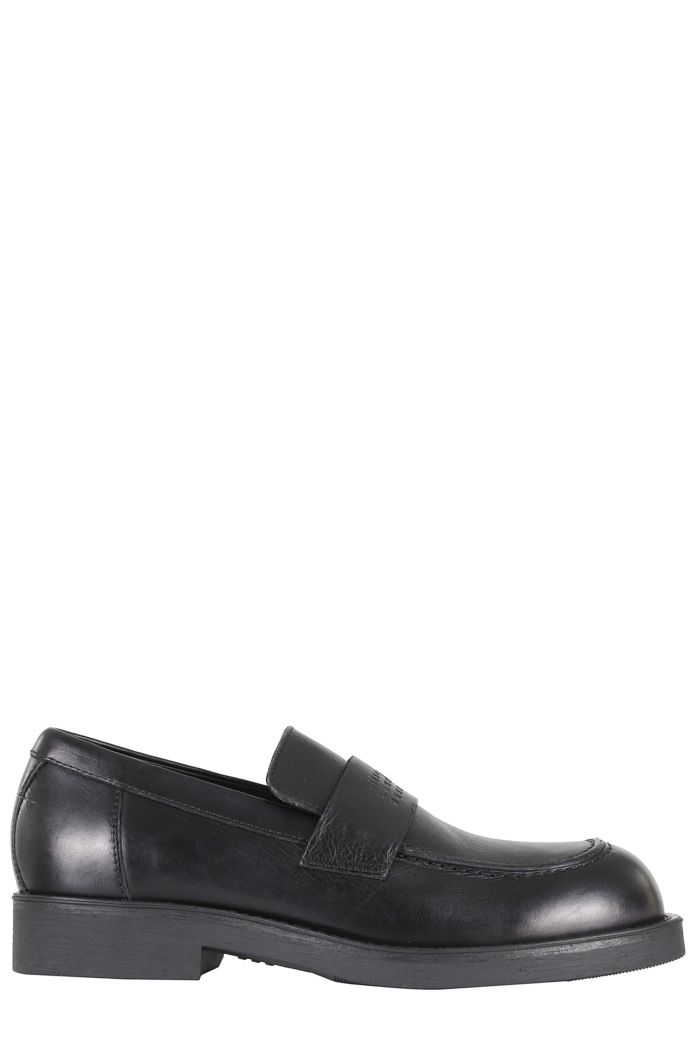 Mm6 X Salomon Men's Black Sneaker Calf Leather Calzature