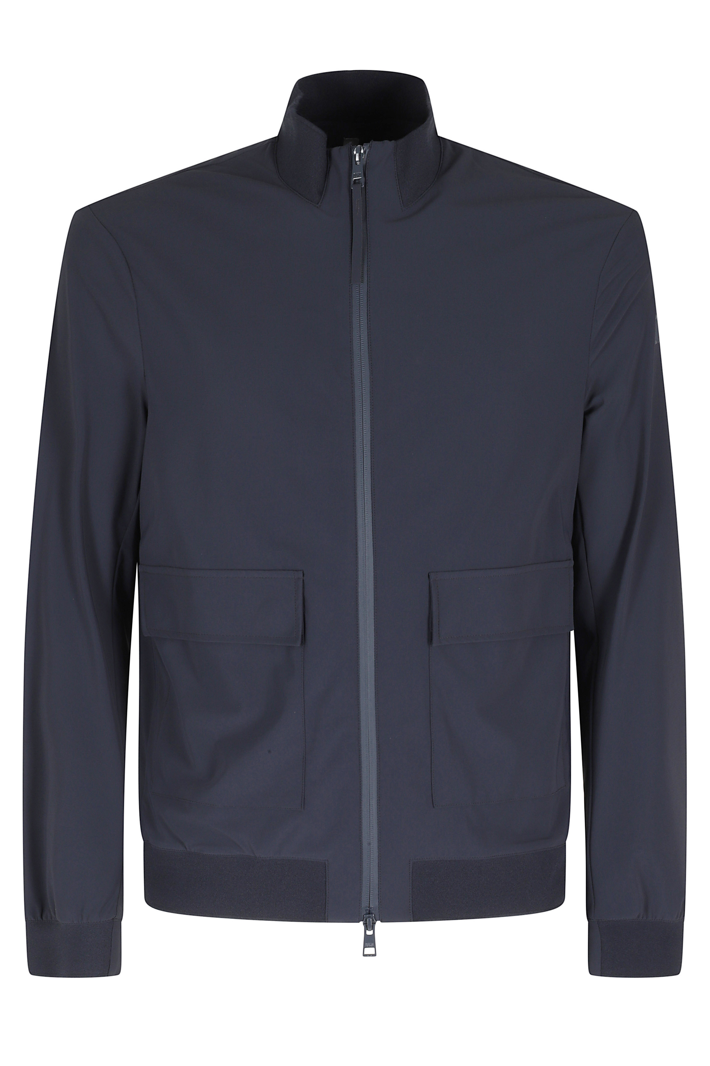 Duno Men's Blue Bomber Con Tasche Frontali Pa Ea Fodera: Giubbotto