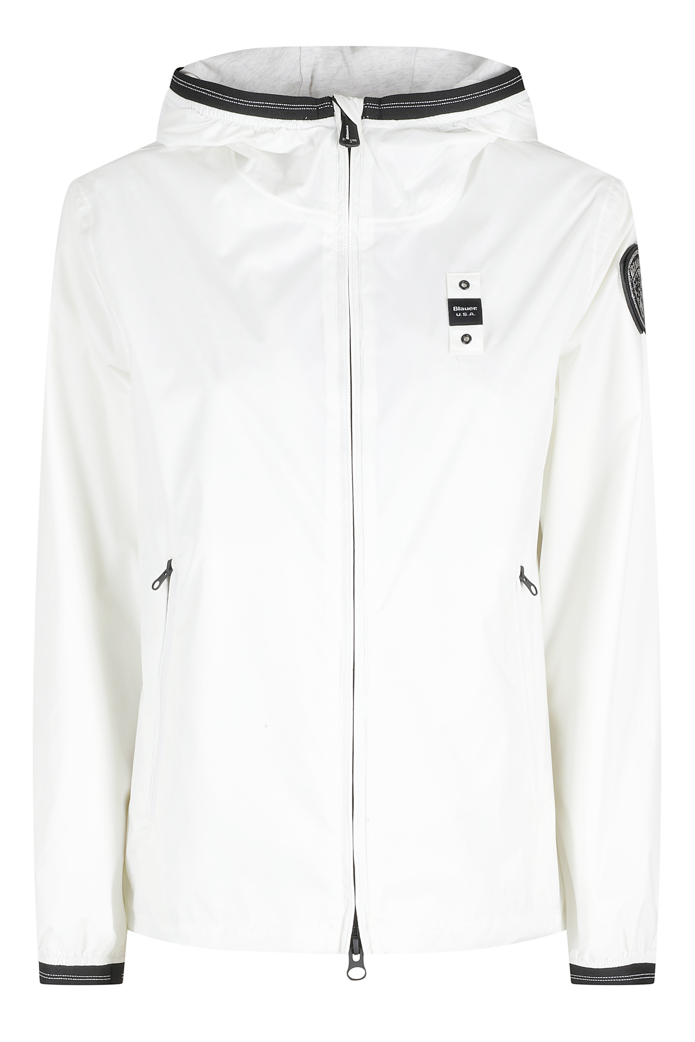 Blauer Women's White Anawan Poliammide Giubbotto
