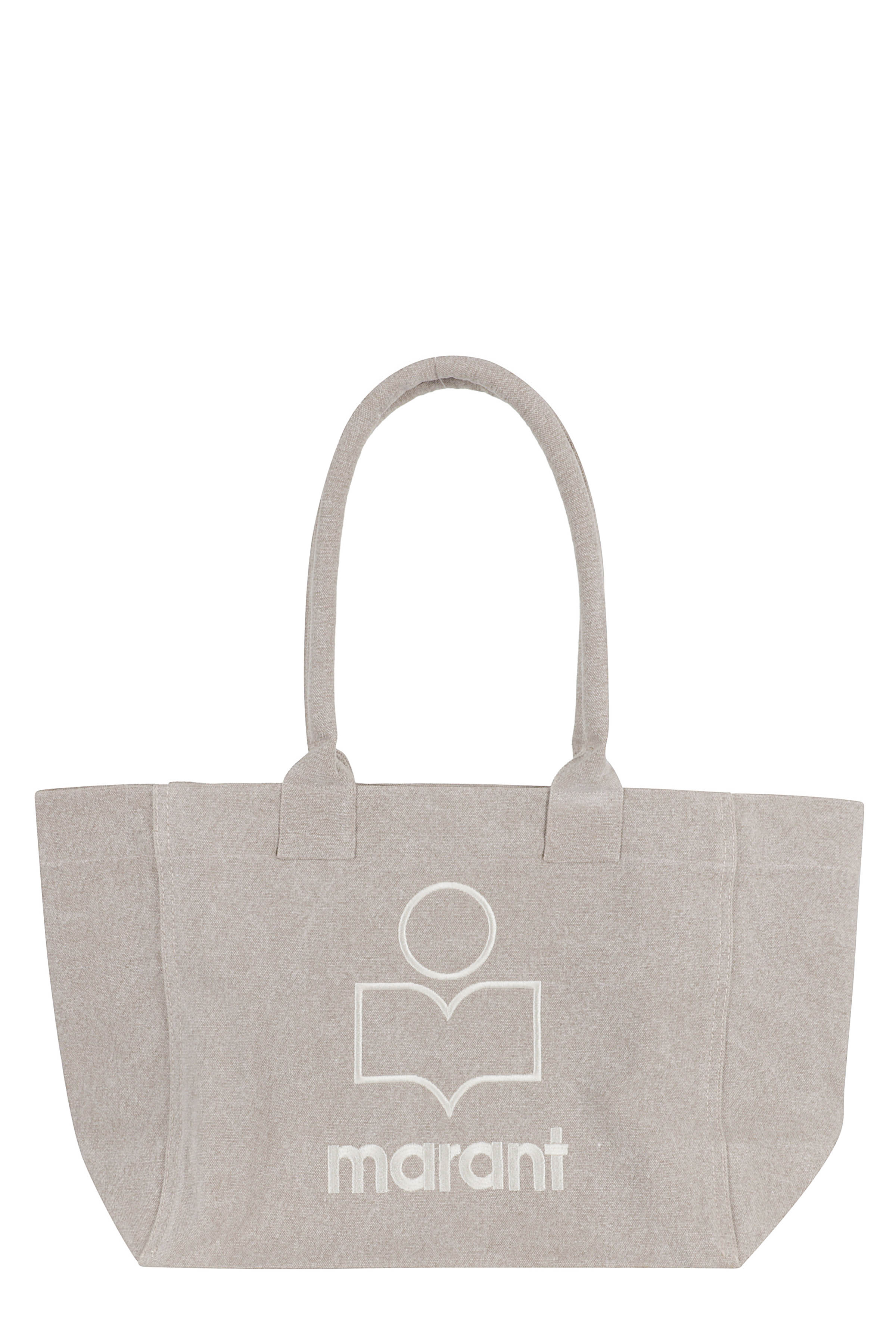 Isabel Marant Women's Nude & Neutrals Yenky Zipped Gz Cotton Borsa