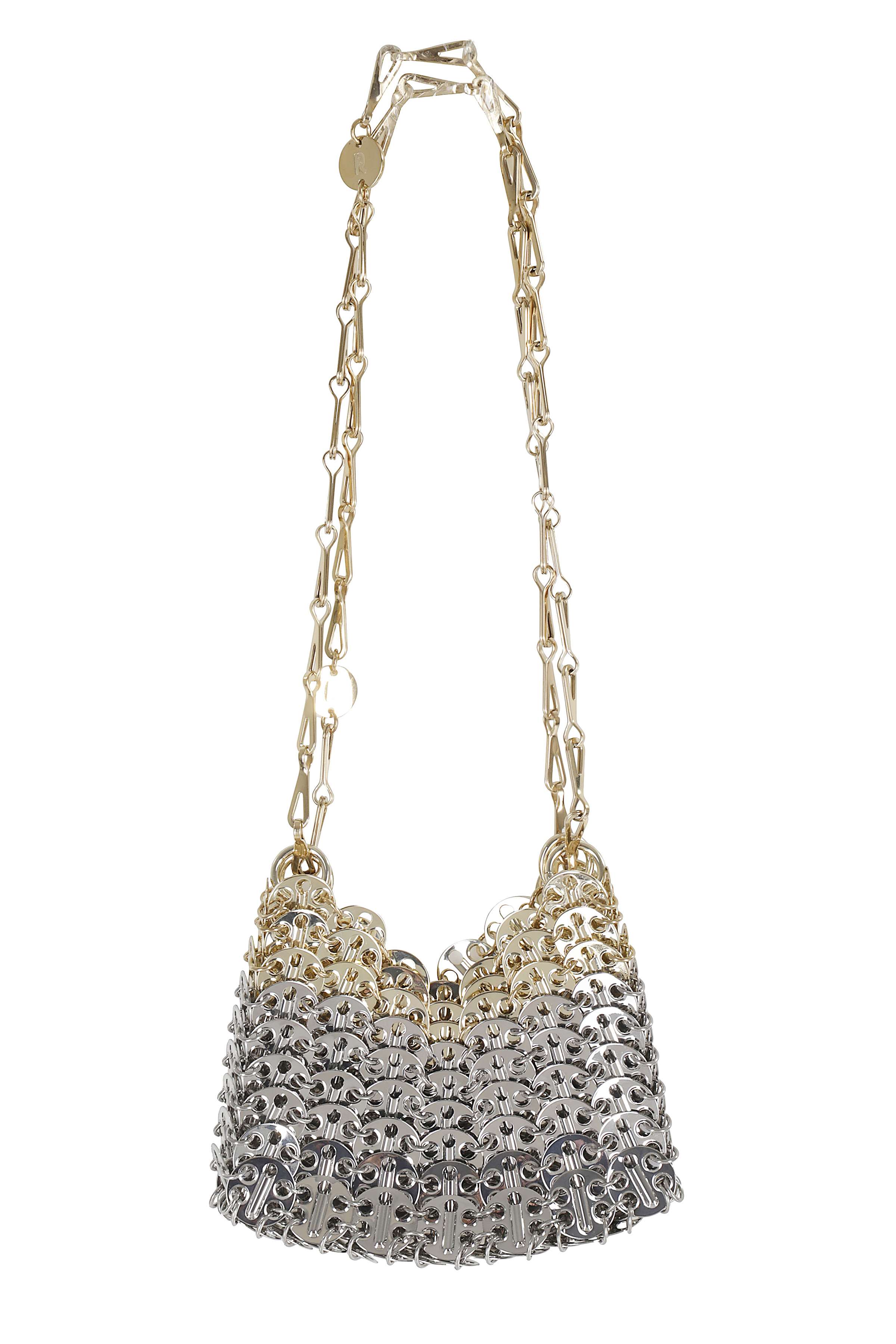 Rabanne Women's Metallic 1969 Nano Skyl Ottone Borsa