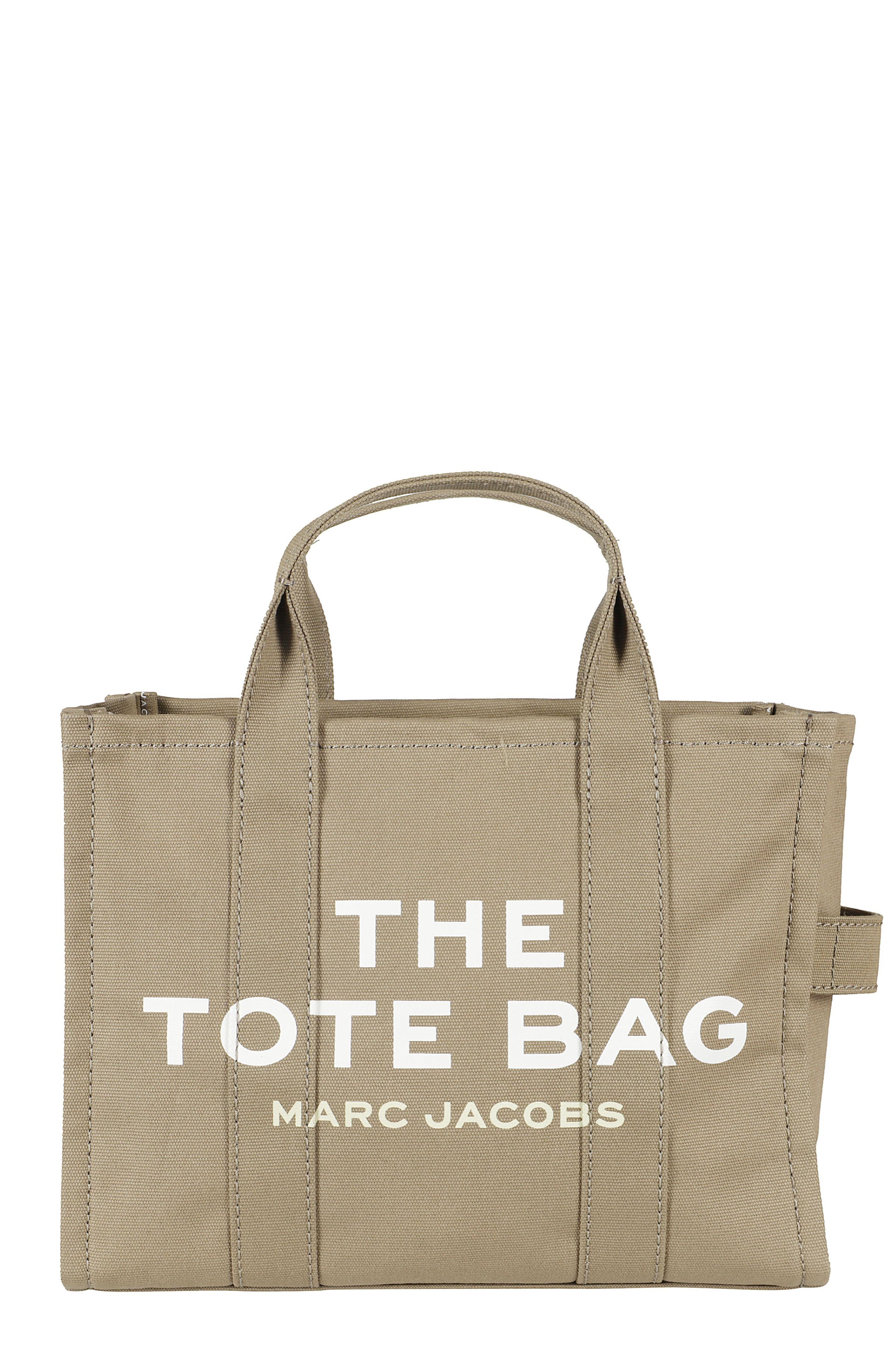 Marc Jacobs Women's Green The Medium Tote Cotton Borsa