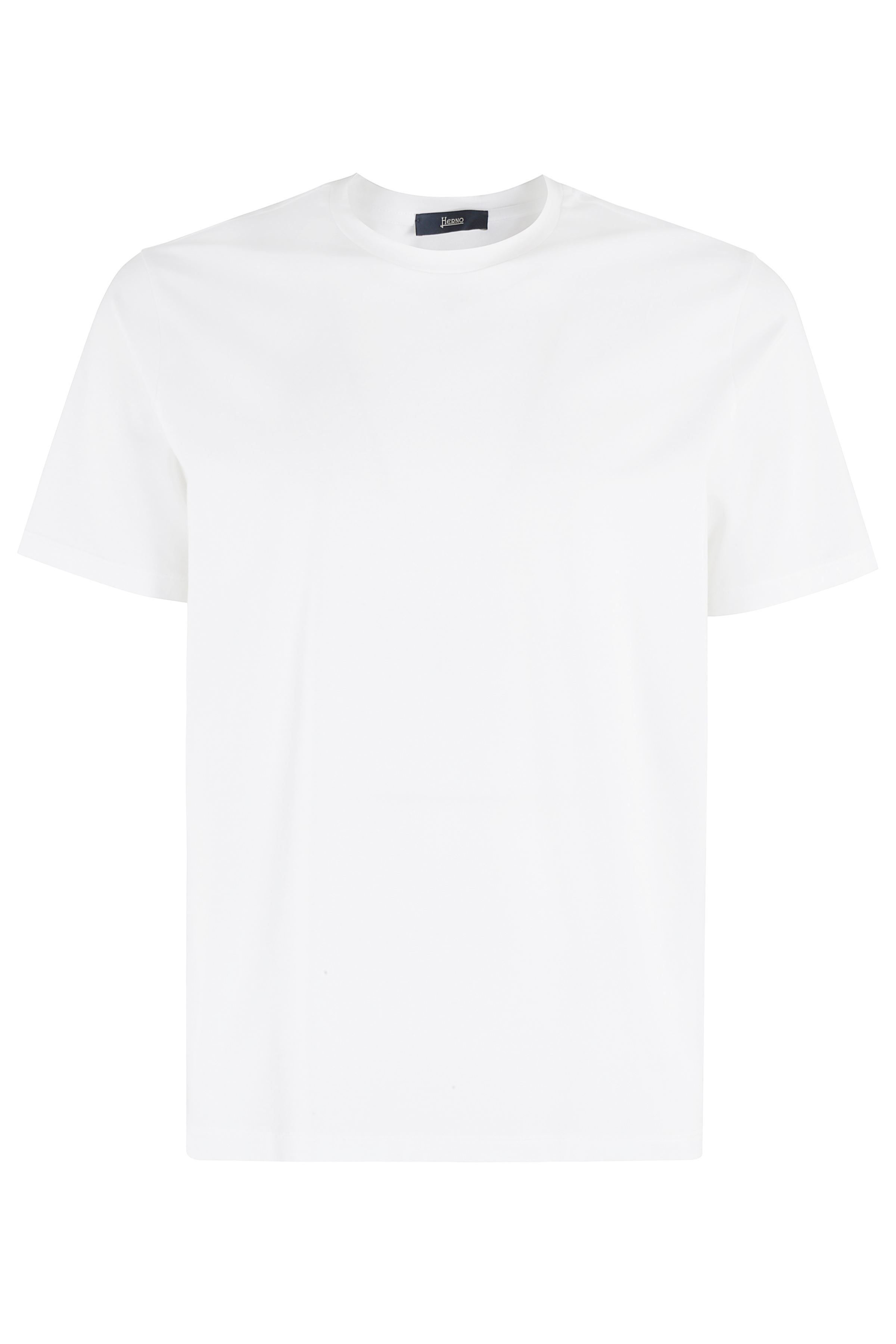 Herno Men's White Tshirt Cotton Elastane T-Shirt