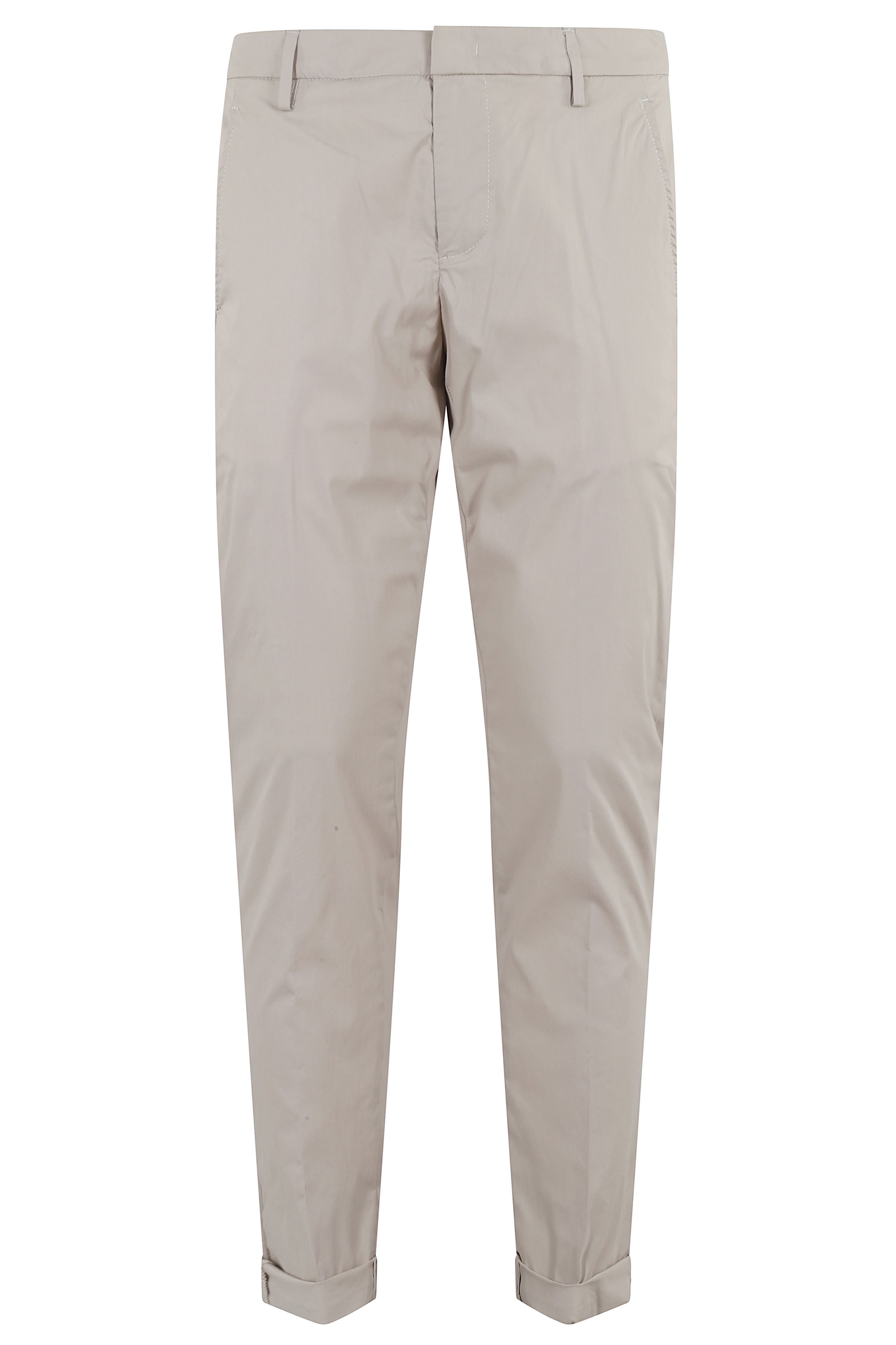 Dondup Men's Nude & Neutrals Pantalone Slim Chino Gaubert Cotone Poliammide Elastan Pantaloni