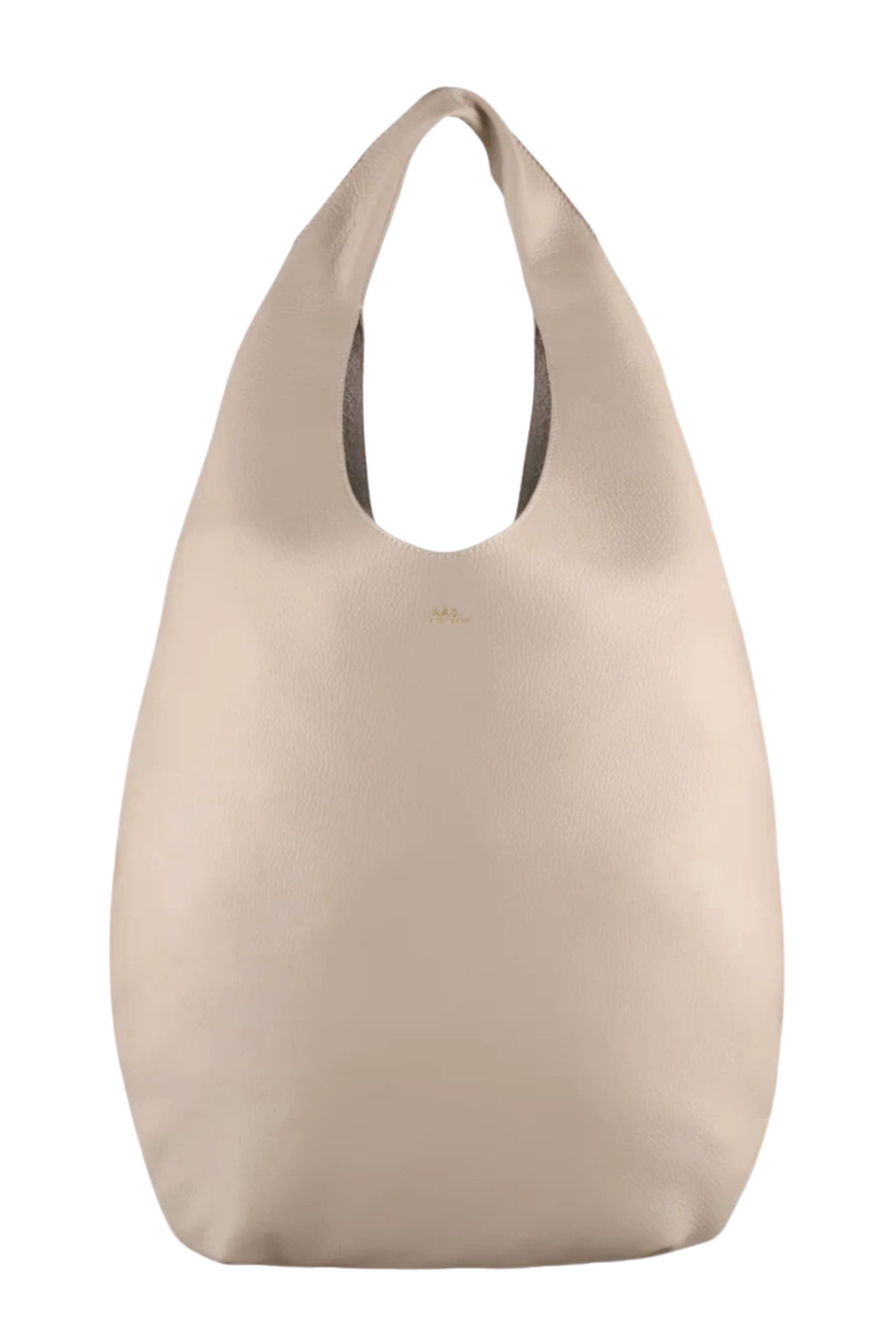 A.p.c. Women's Nude & Neutrals A. P.c. Le Neige Pelle Di Vacchetta Borsa