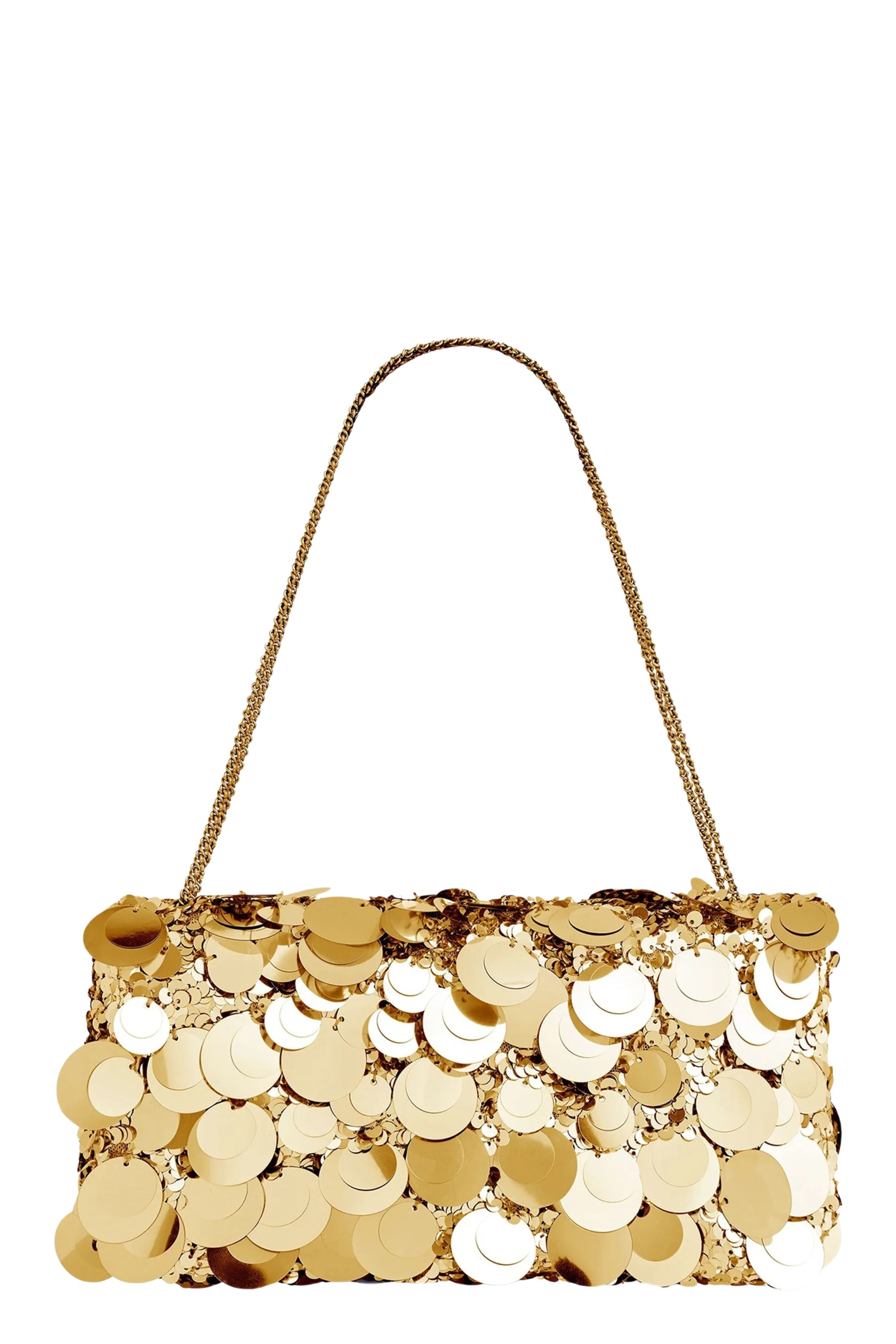 Rabanne Women's Metallic Sac A Main Pelle Borsa