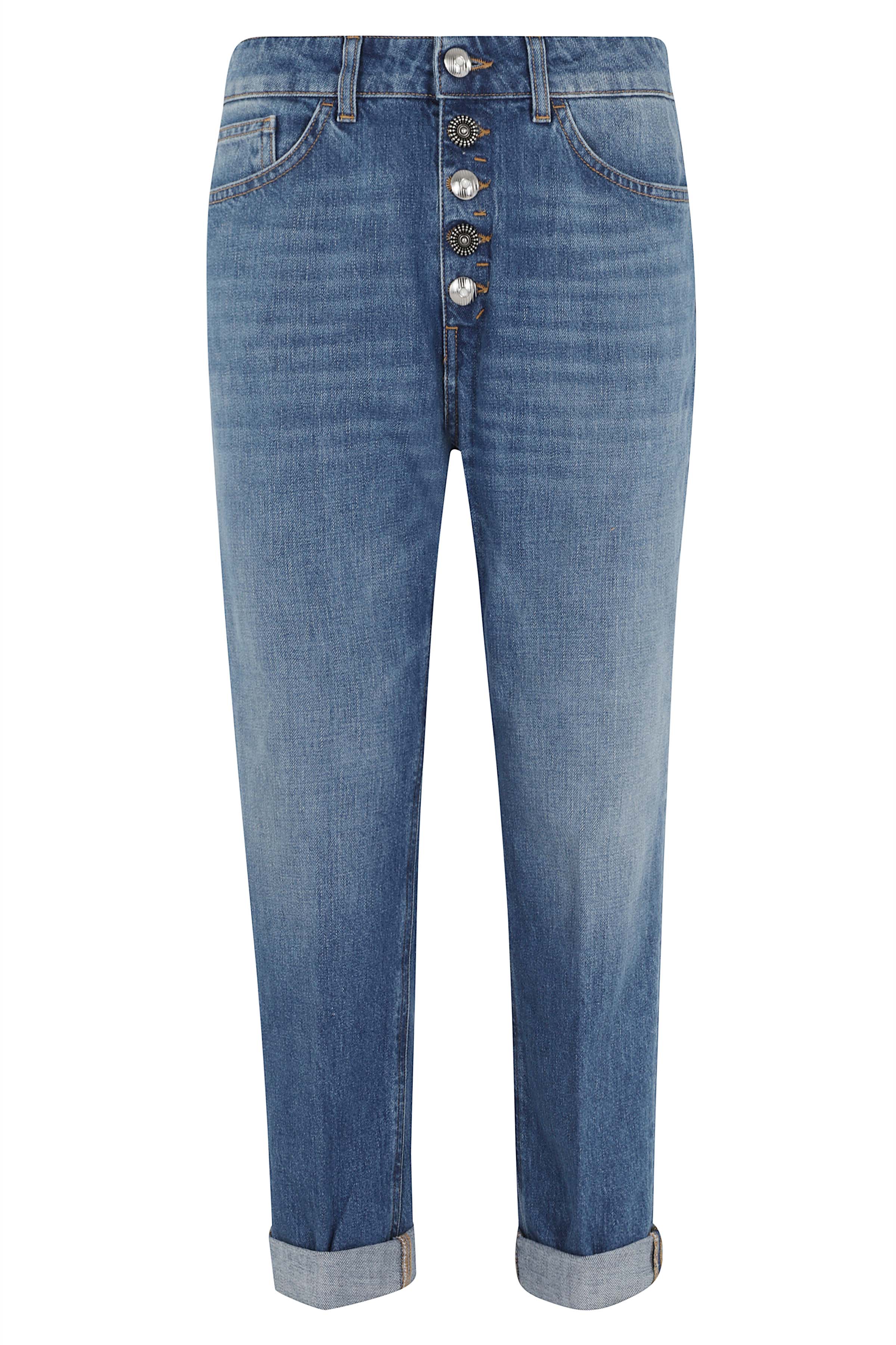 Dondup Women's Blue Jeans Cotone