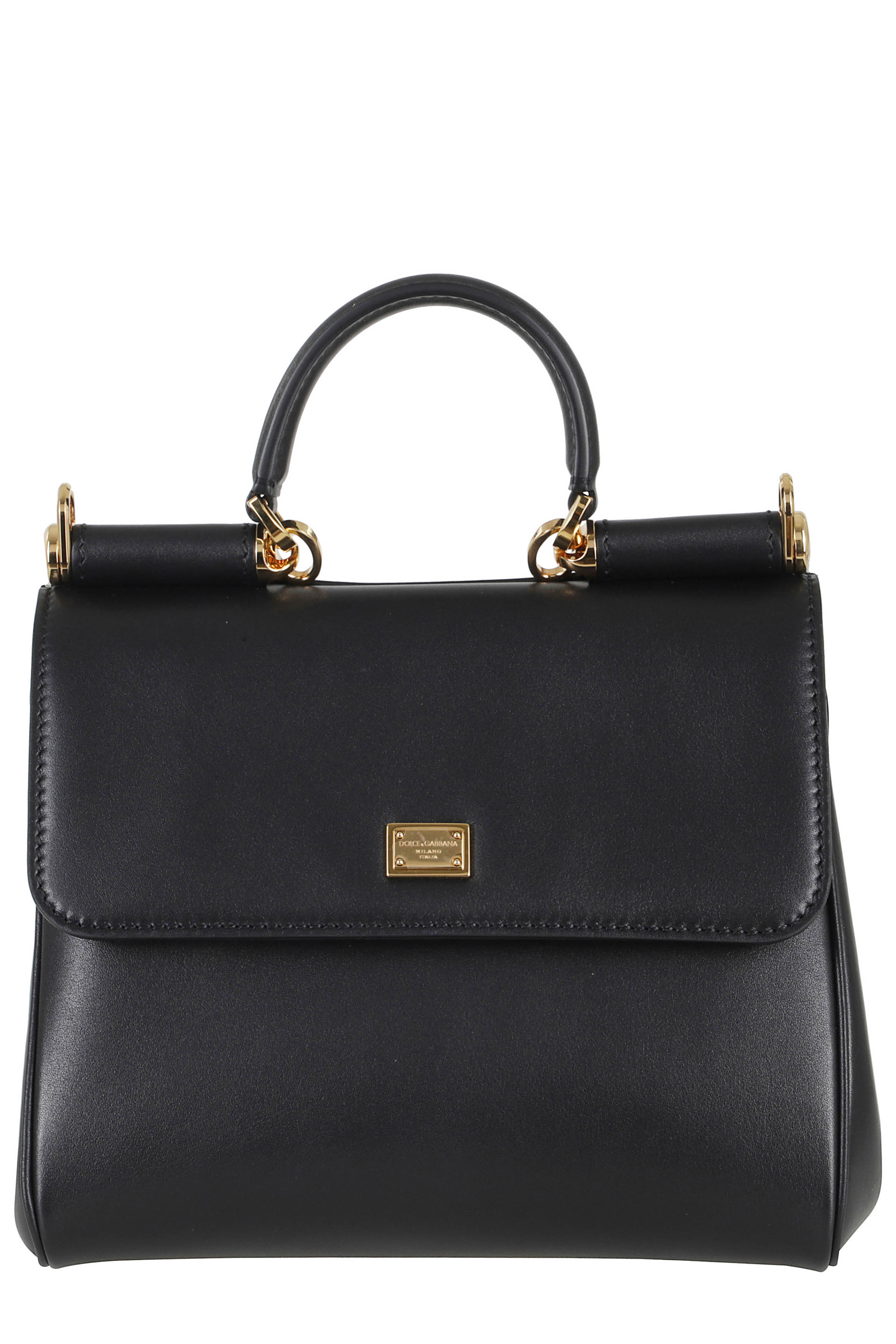 Dolce & Gabbana Women's Black Vit Plonge Lux Pelle Di Vitello Borsa