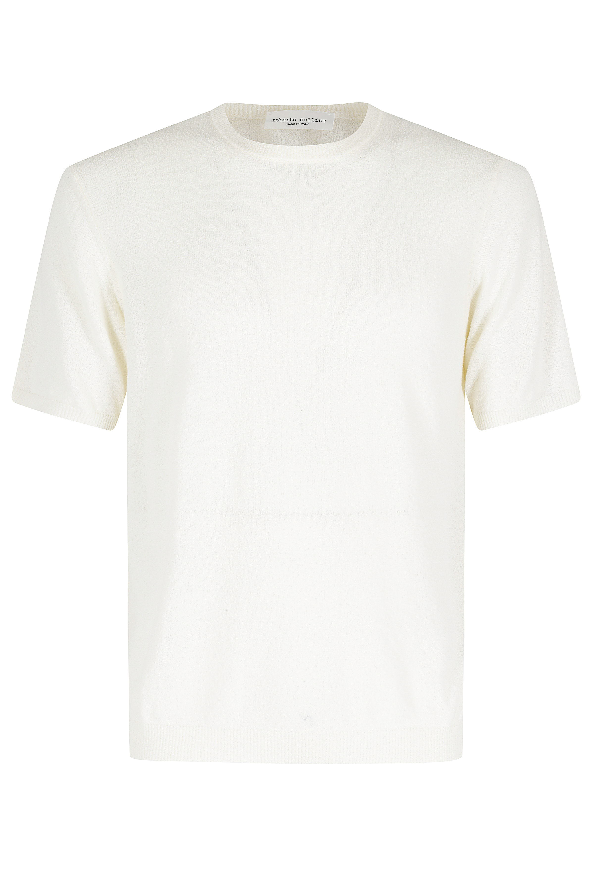 Roberto Collina Men's Nude & Neutrals Girocollo Mc Cotone Pl Maglia