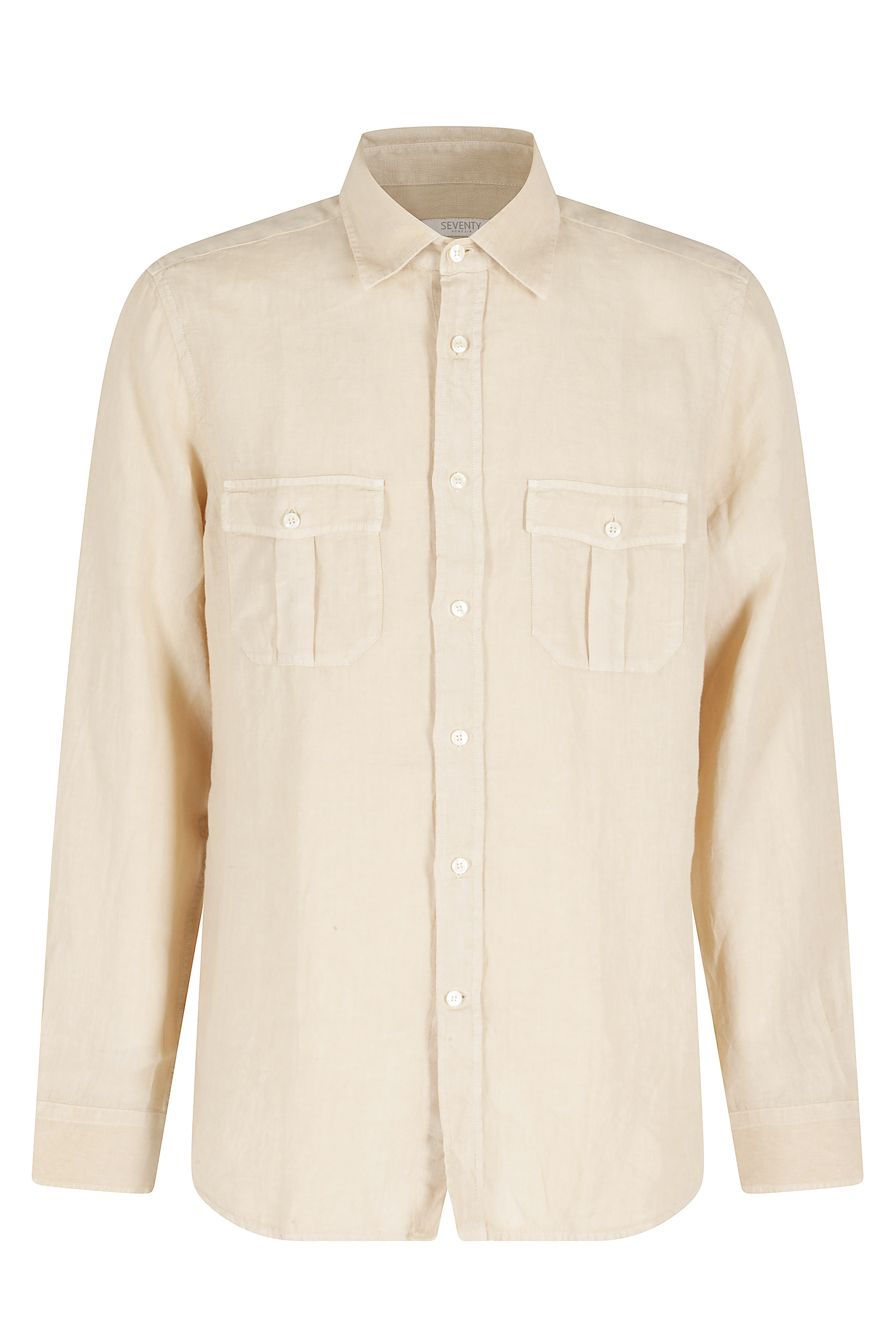 Seventy Men's Nude & Neutrals Camicia Lino