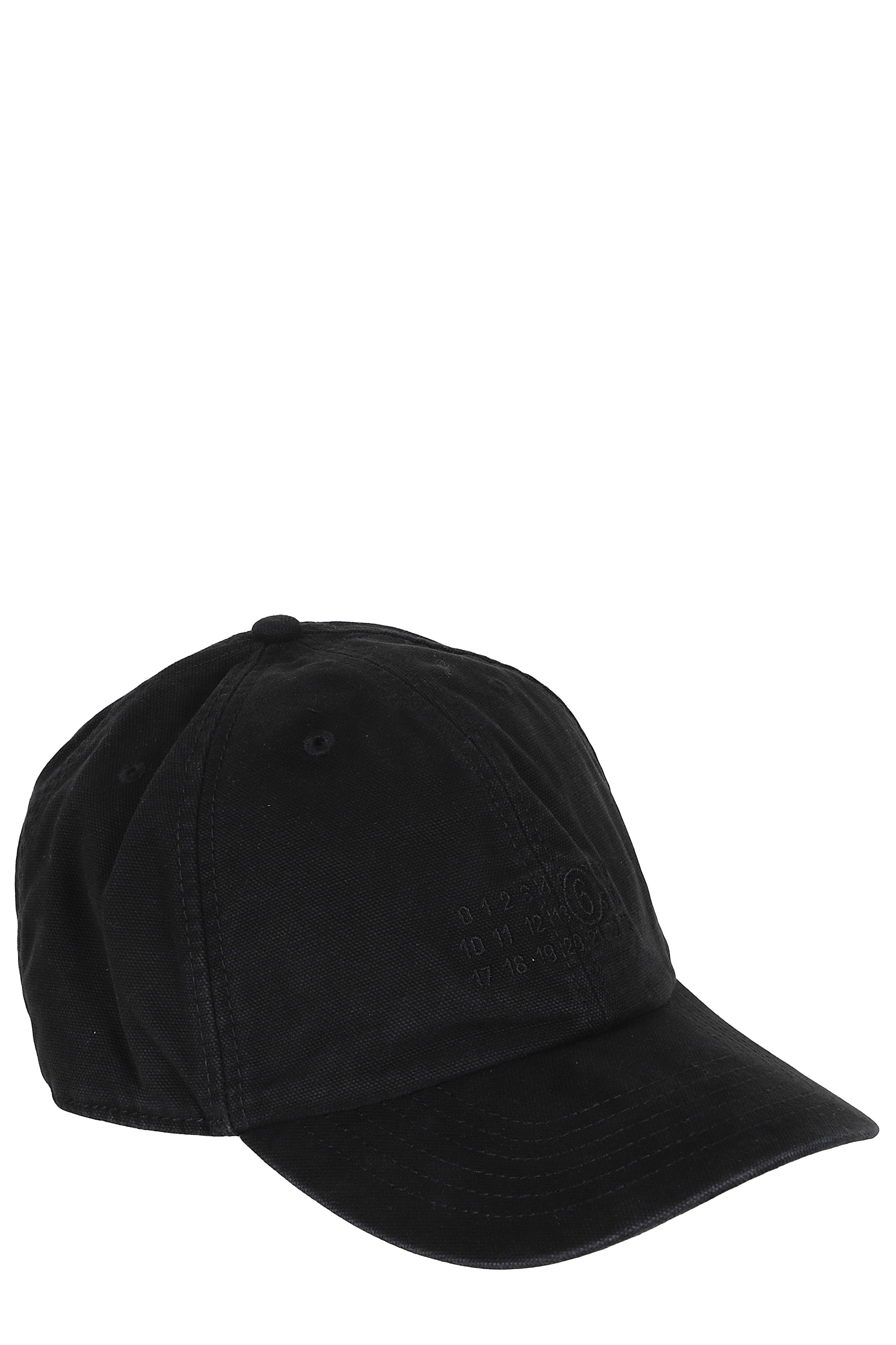 Mm6 Maison Margiela Men's Black Cappello Cotone