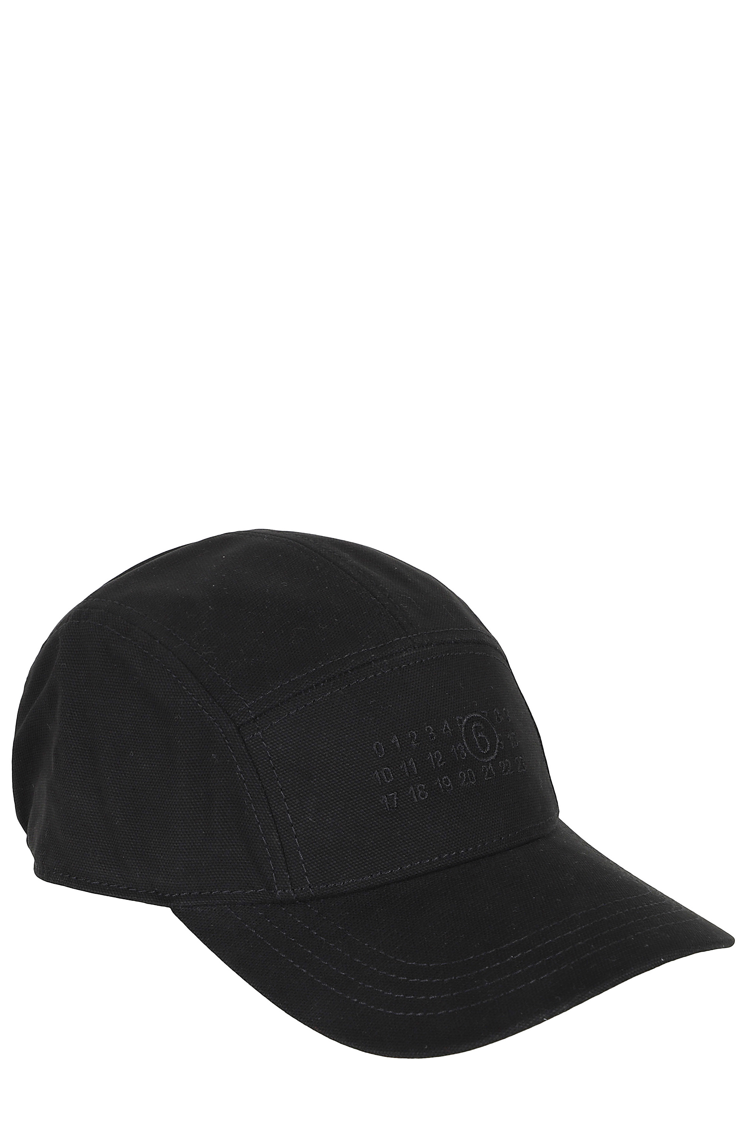 Mm6 Maison Margiela Men's Black Cappello Cotone