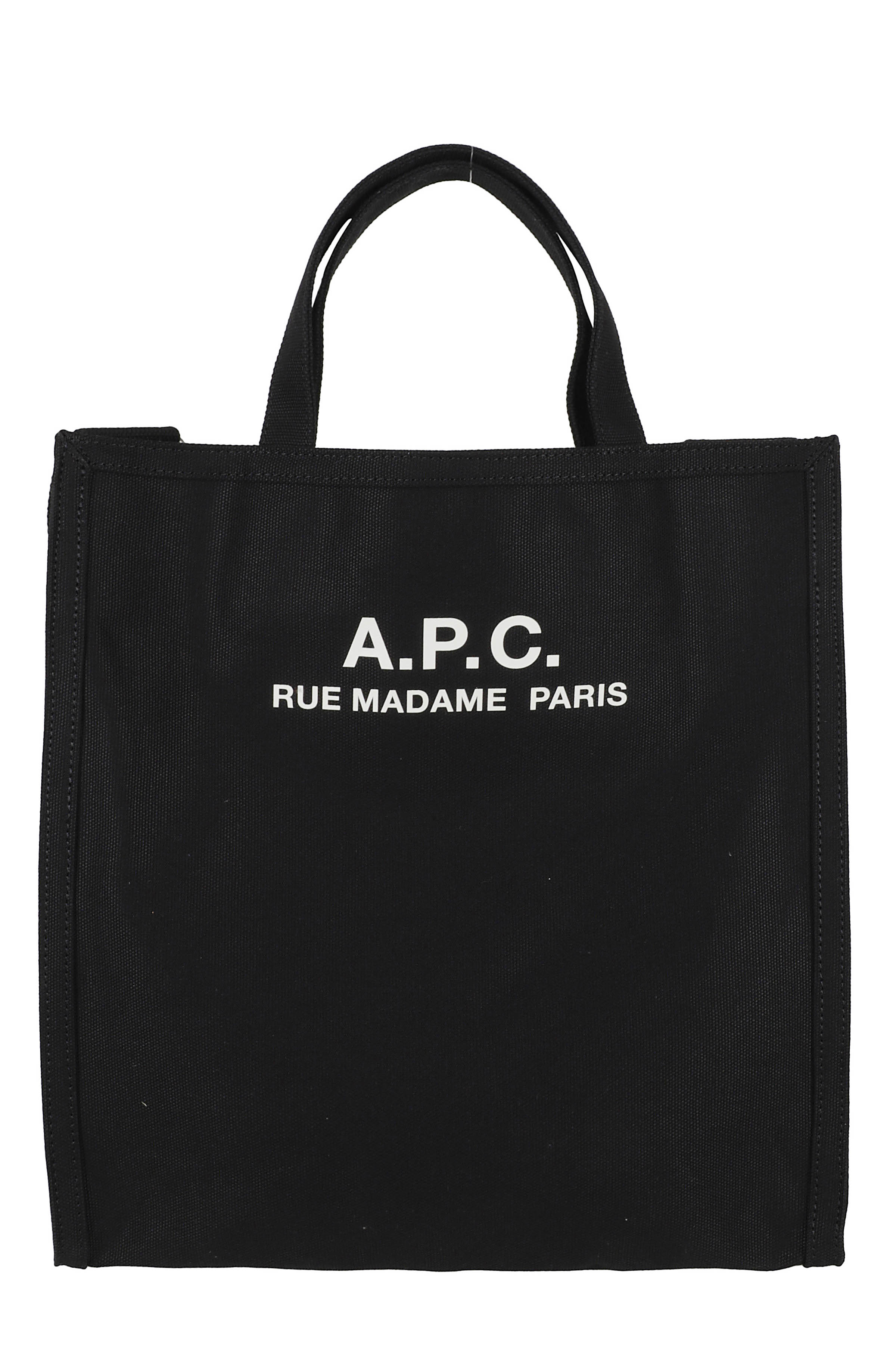 A.p.c. Men's Black A. P.c. Cabas Recuperation Cotone Borsa