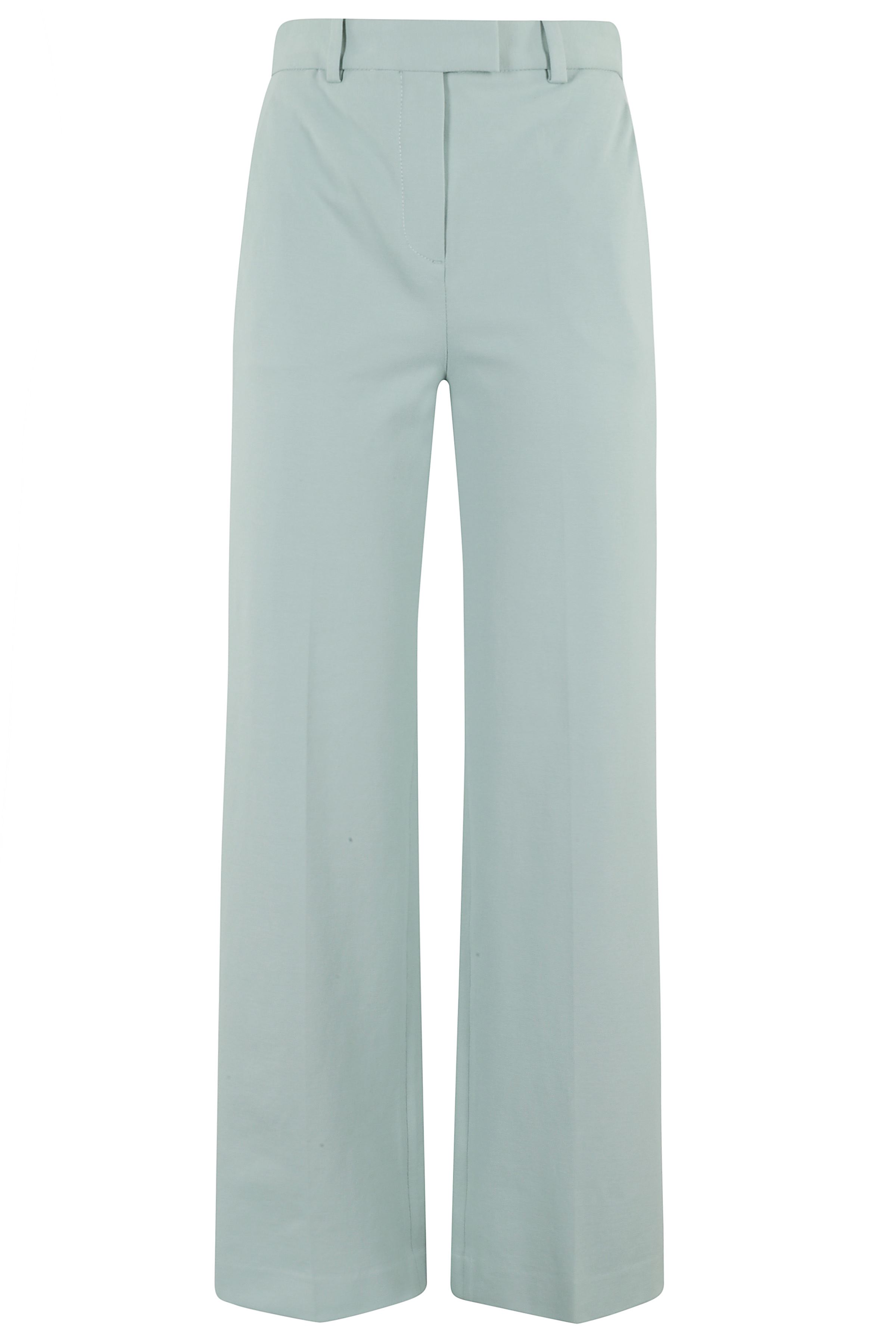Circolo 1901 Women's Green Pant Piquet Cotone Elastan Pantaloni
