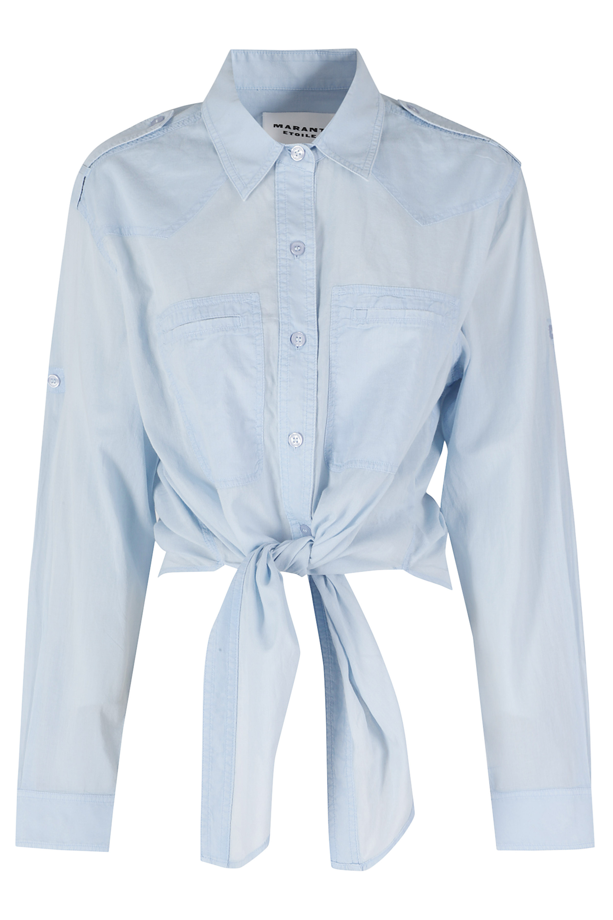Marant Etoile Women's Blue Valiane Gc Cotton Camicia