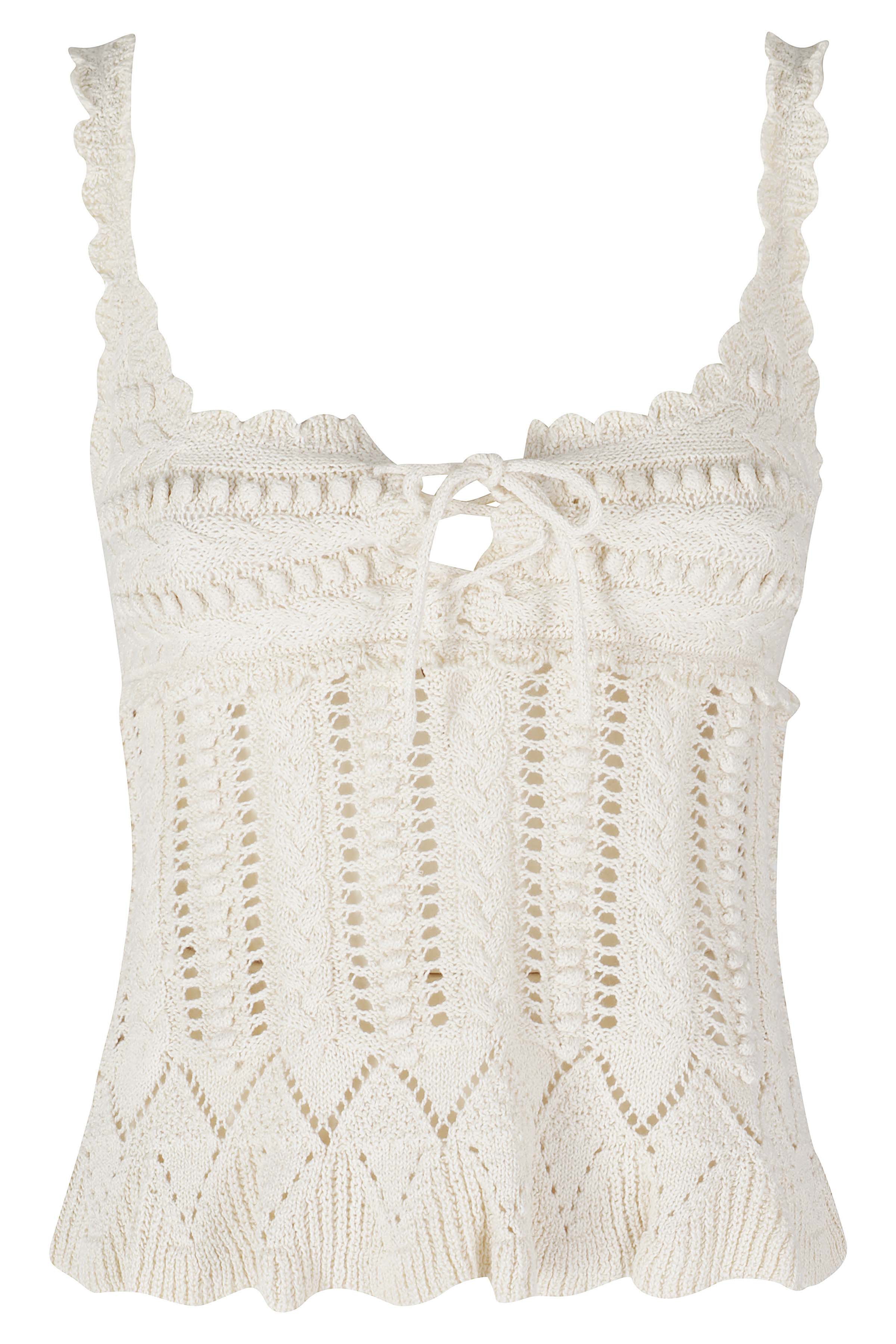 Marant Etoile Women's Nude & Neutrals Neves Gc Cotton Top