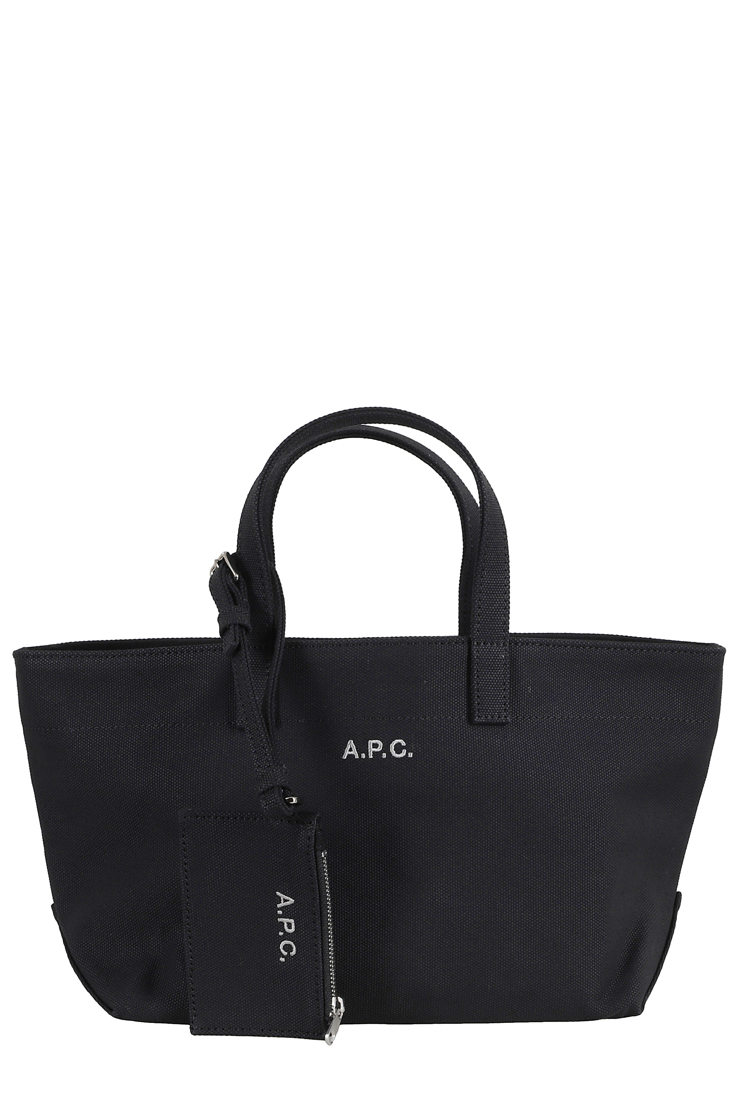 A.p.c. Women's Black A. P.c. Le Drummer Toile Small Cotone Borsa
