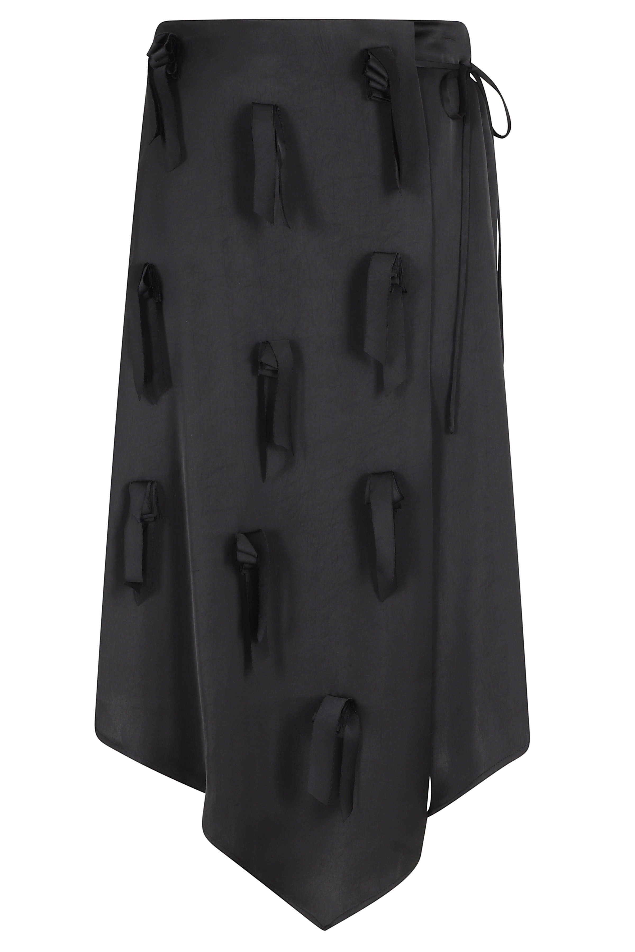 Isabelle Blanche Women's Black Gonna Poliestere Fodera: Viscosa
