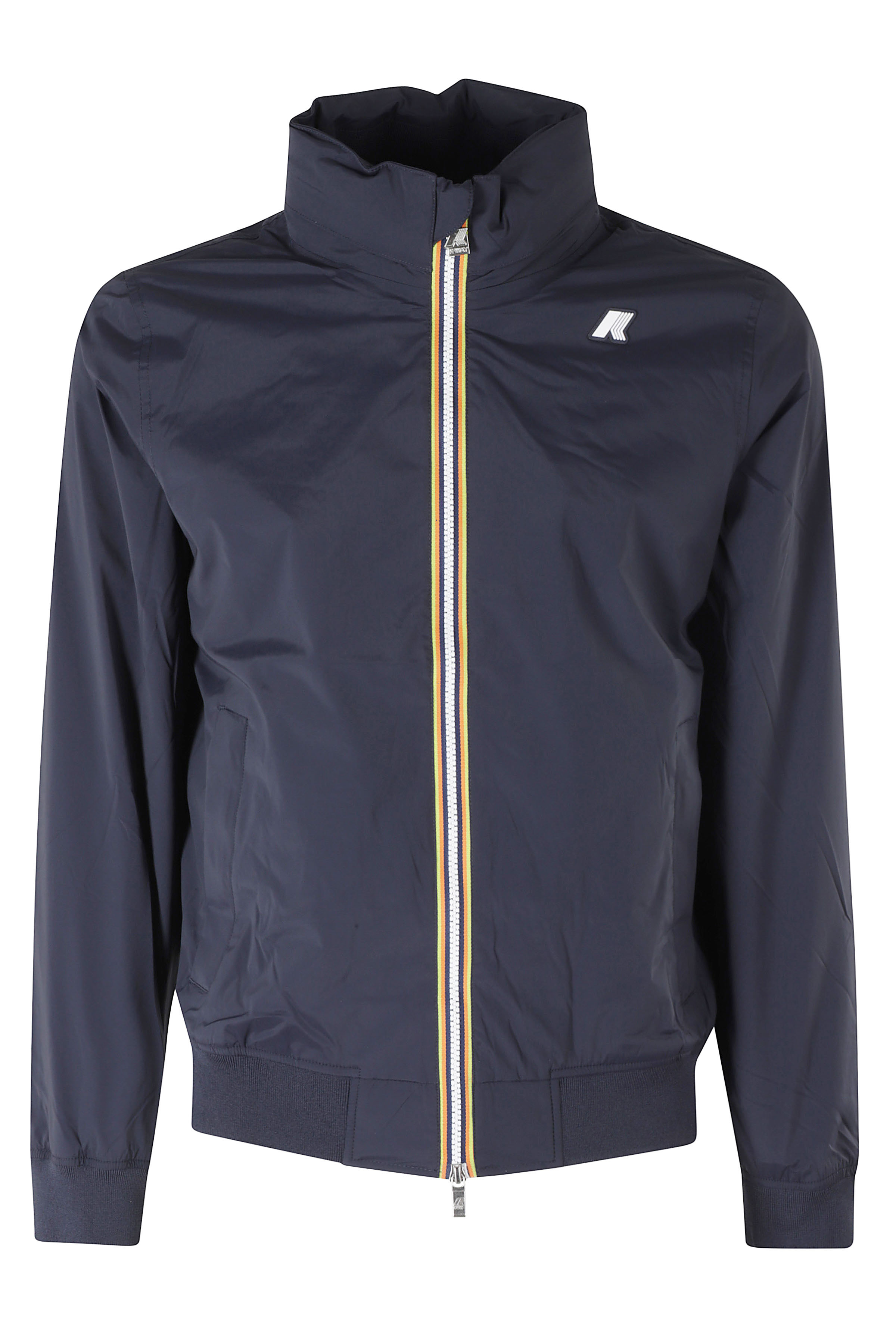 K-Way Men's Blue Amaury Stretch Nylon Elastam Giacca