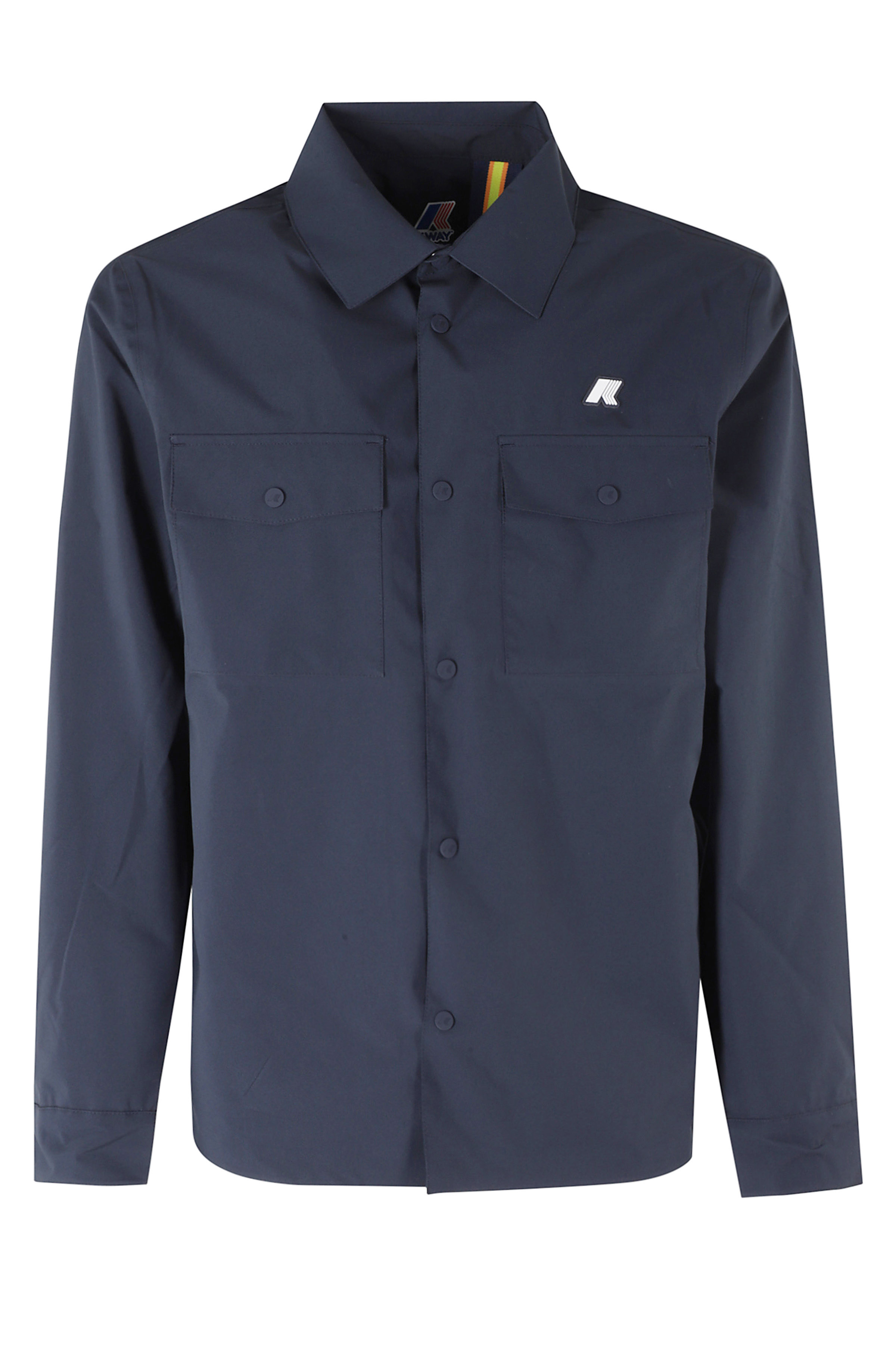 K-Way Men's Blue Umbert Stretch 2Layers Poliuretanica Giacca