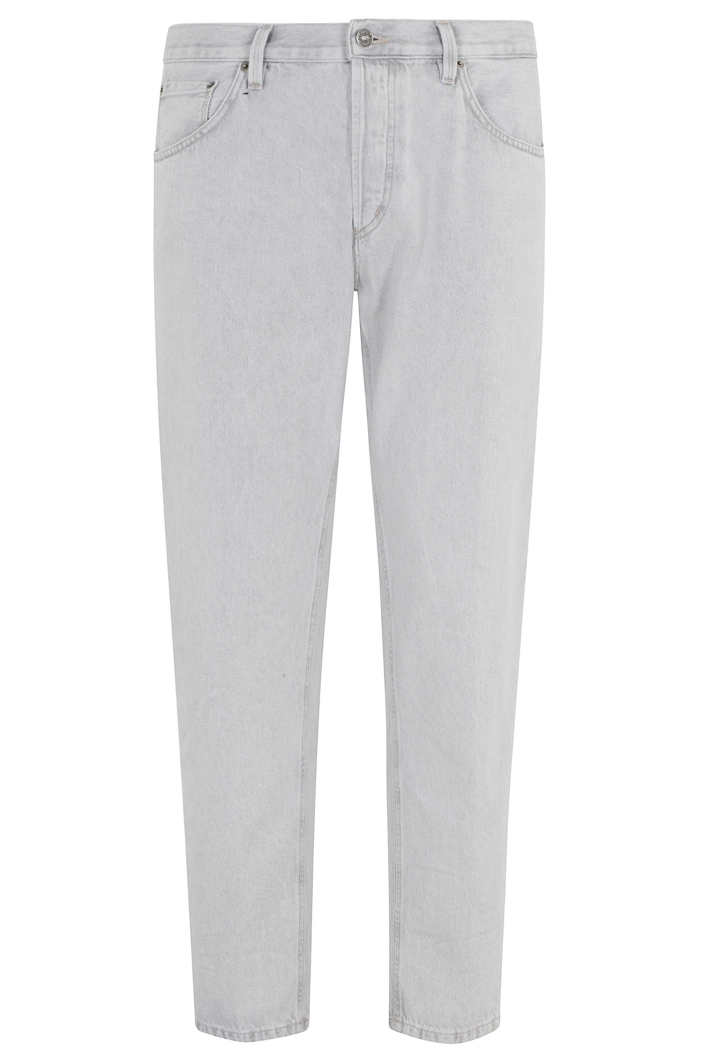 Dondup Men's Grey Jeans 5Tasche Carrot Brighton Cotone