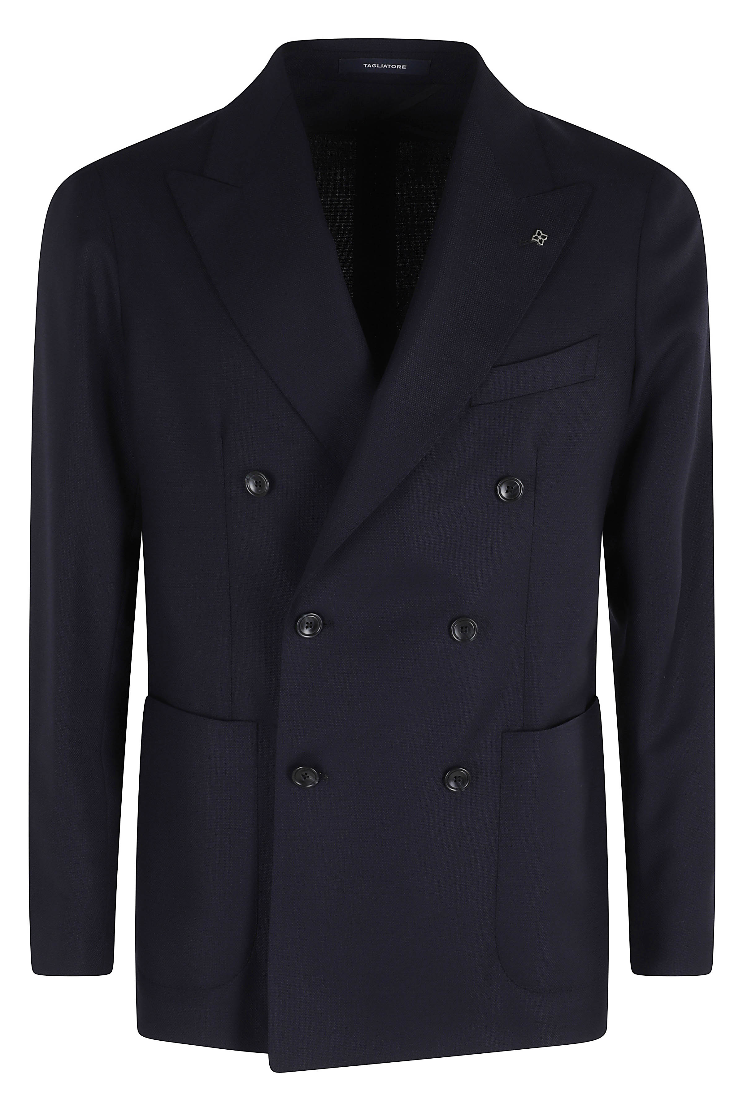 Tagliatore Men's Blue Montecarlo Doppiopetto Lana Opsak Giacca