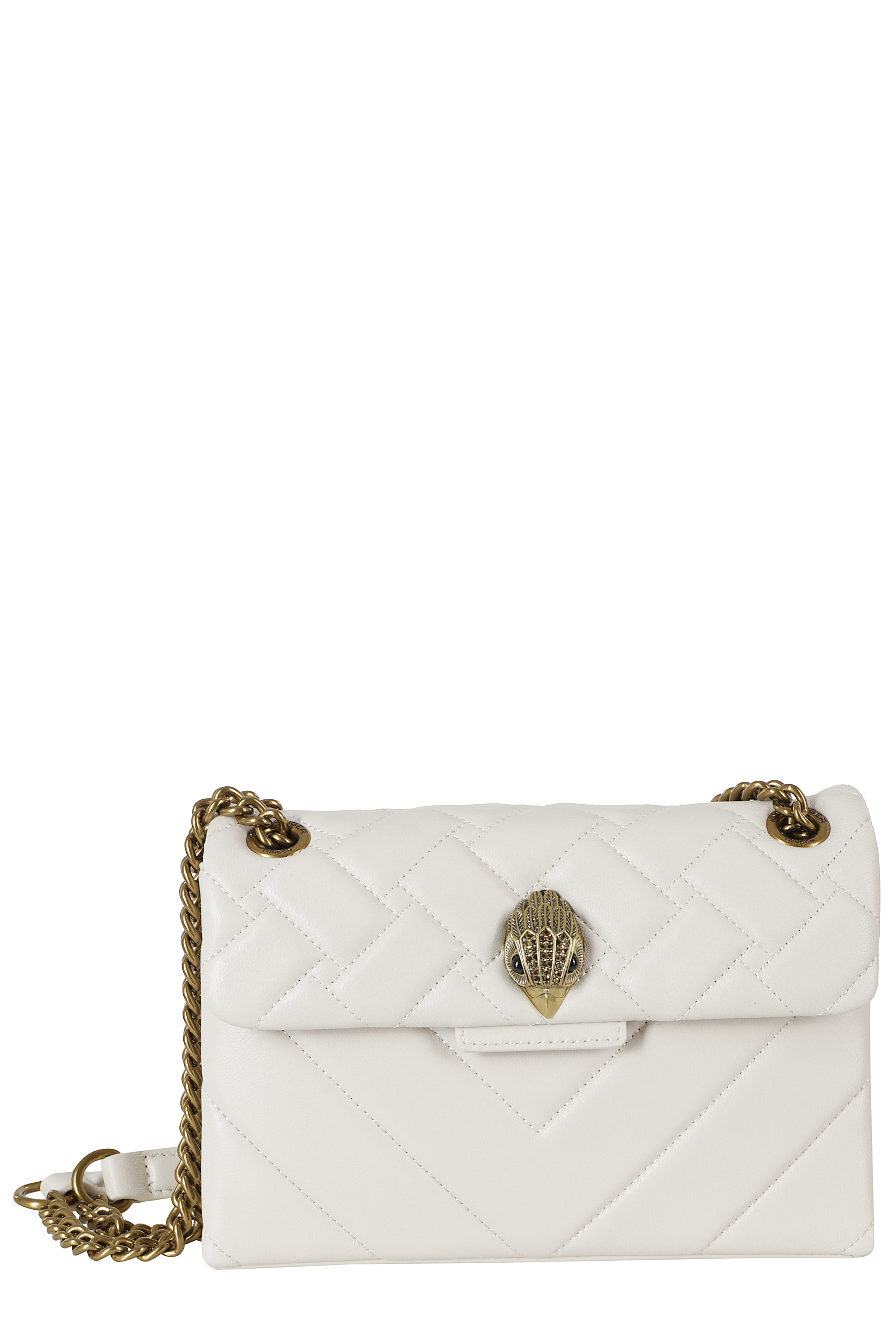 Kurt Geiger Women's Nude & Neutrals Leather Md Kensington 232 Pelle Borsa