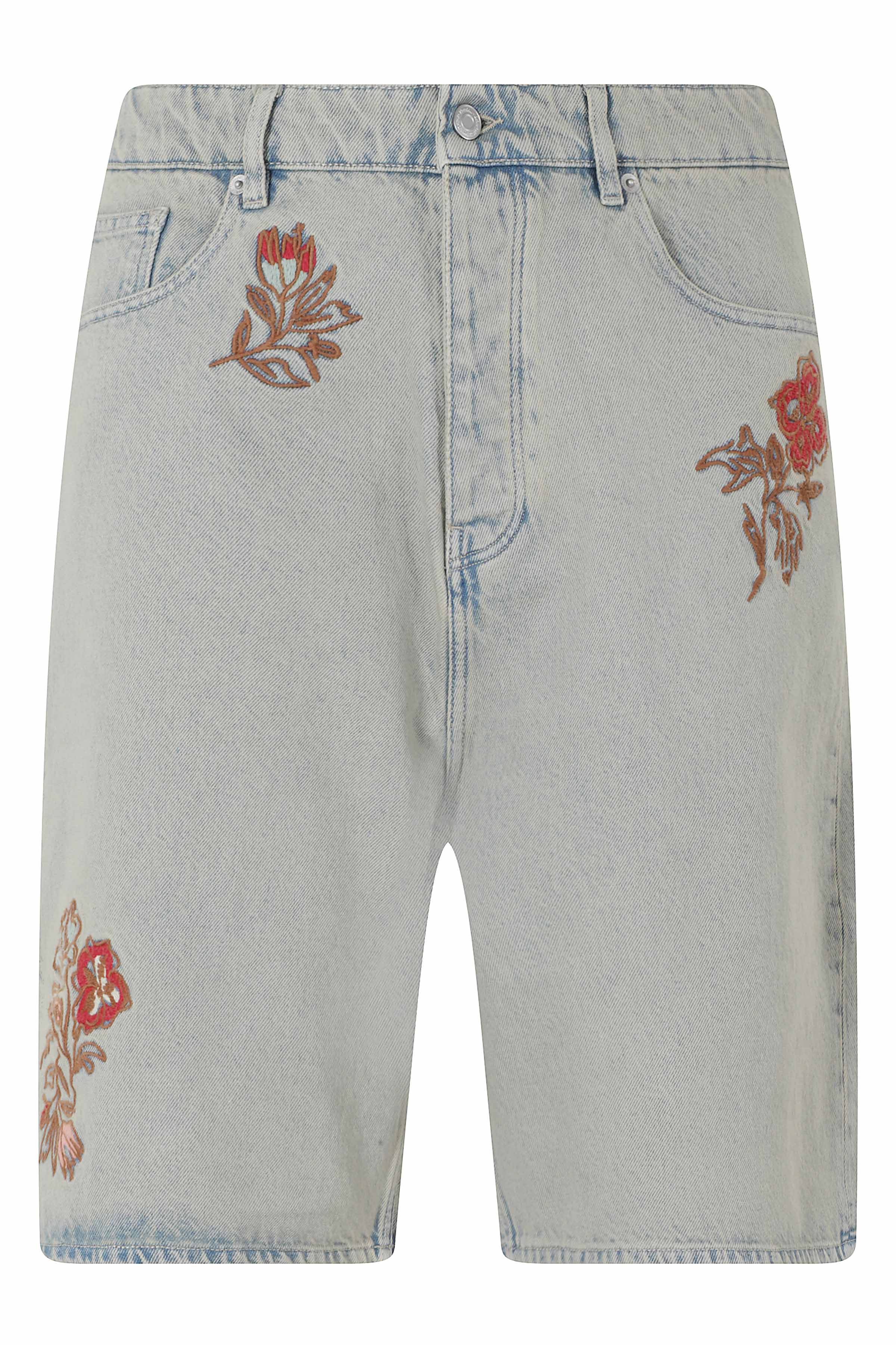Drôle De Monsieur Men's Blue Short Jeans Cotone