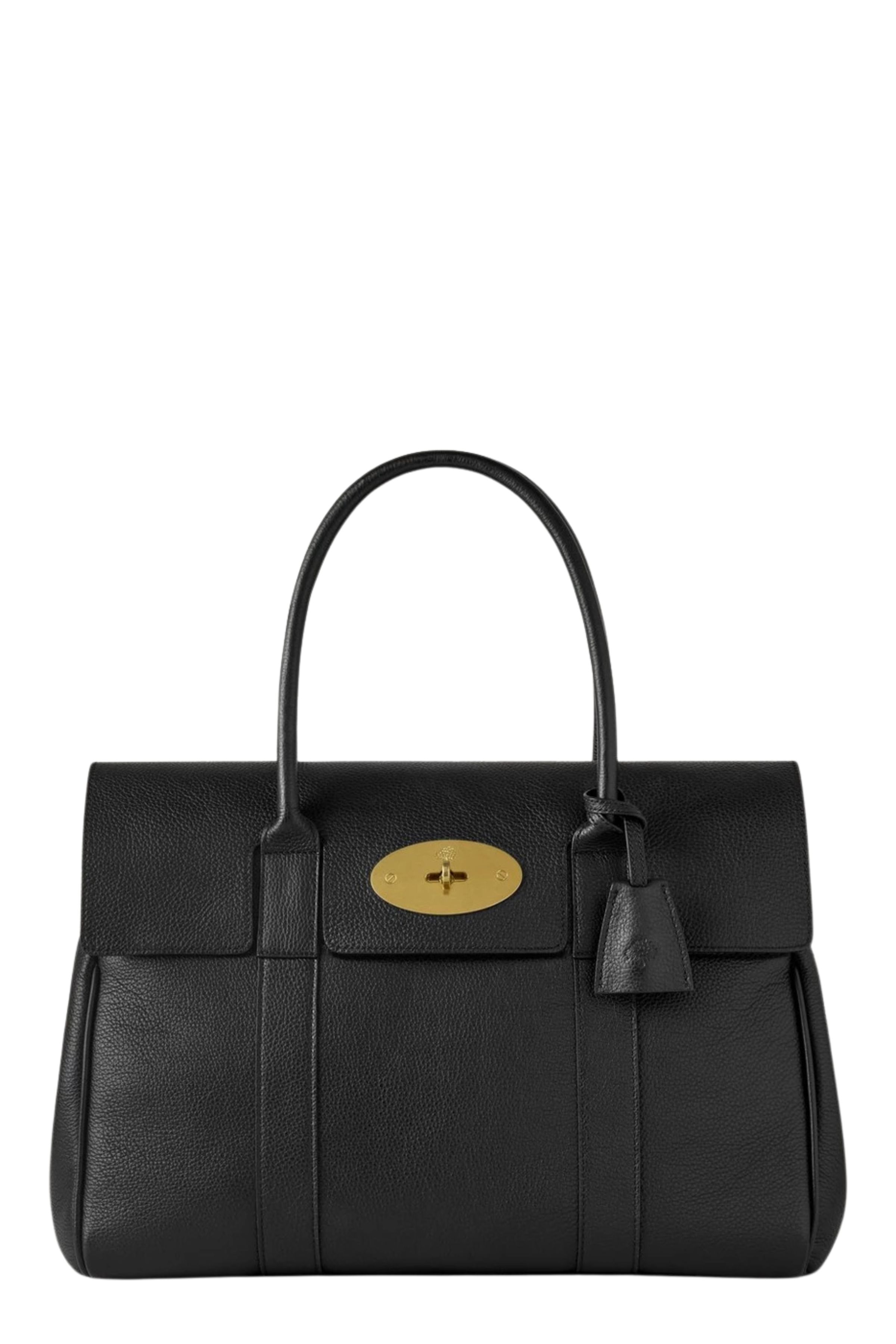 Mulberry Women's Black Bayswater Small Classic Grain Pelle Borsa