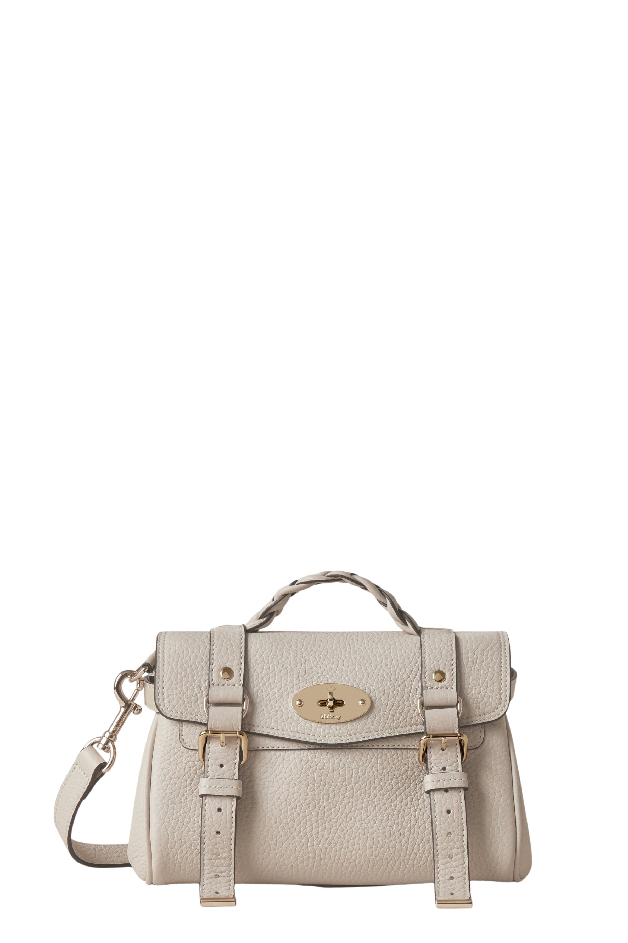 Mulberry Women's Nude & Neutrals Mini Alexa Heavy Grain Pelle Borsa