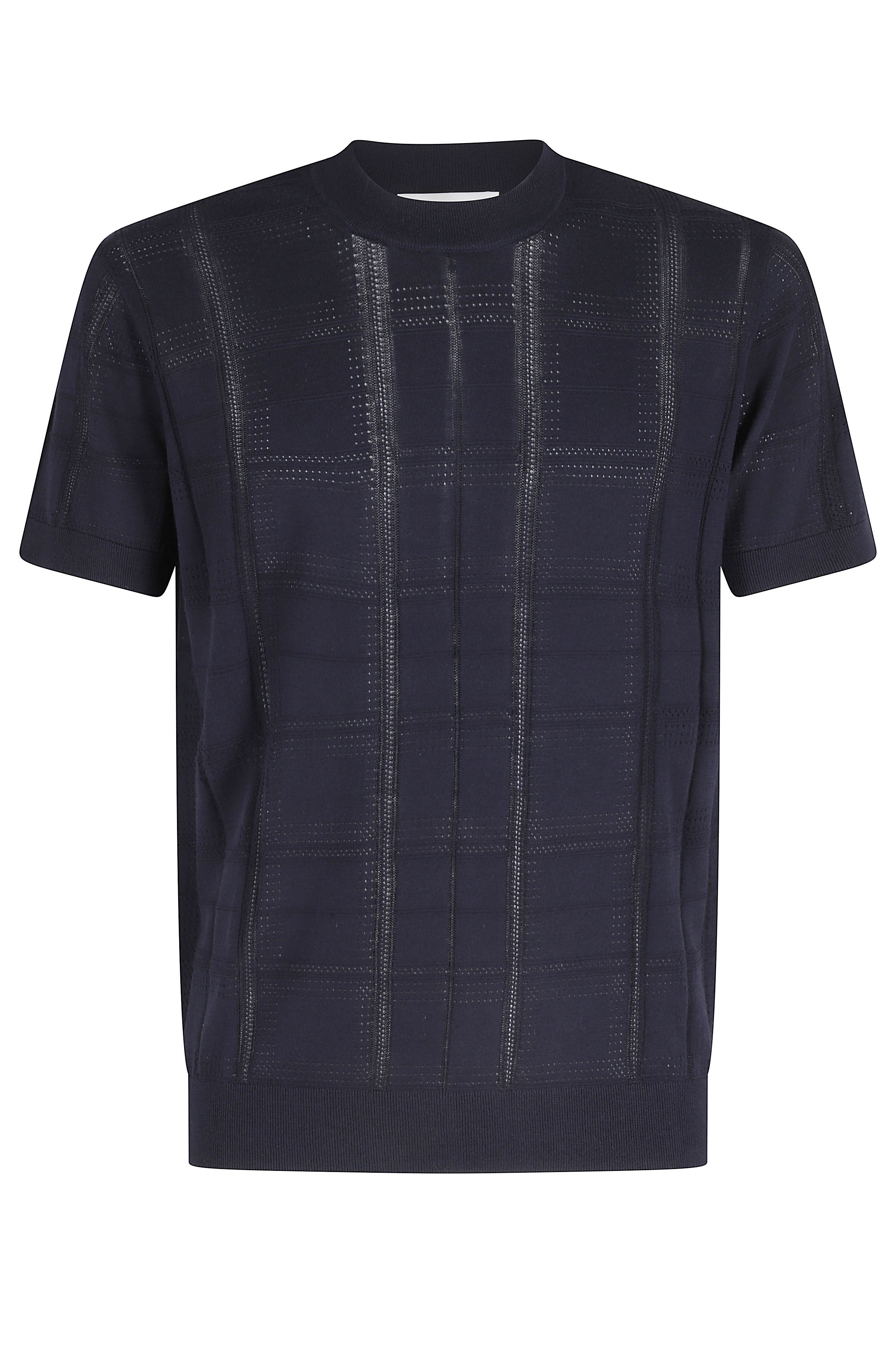 Paolo Pecora Men's Blue Maglia Girocollo Cotone